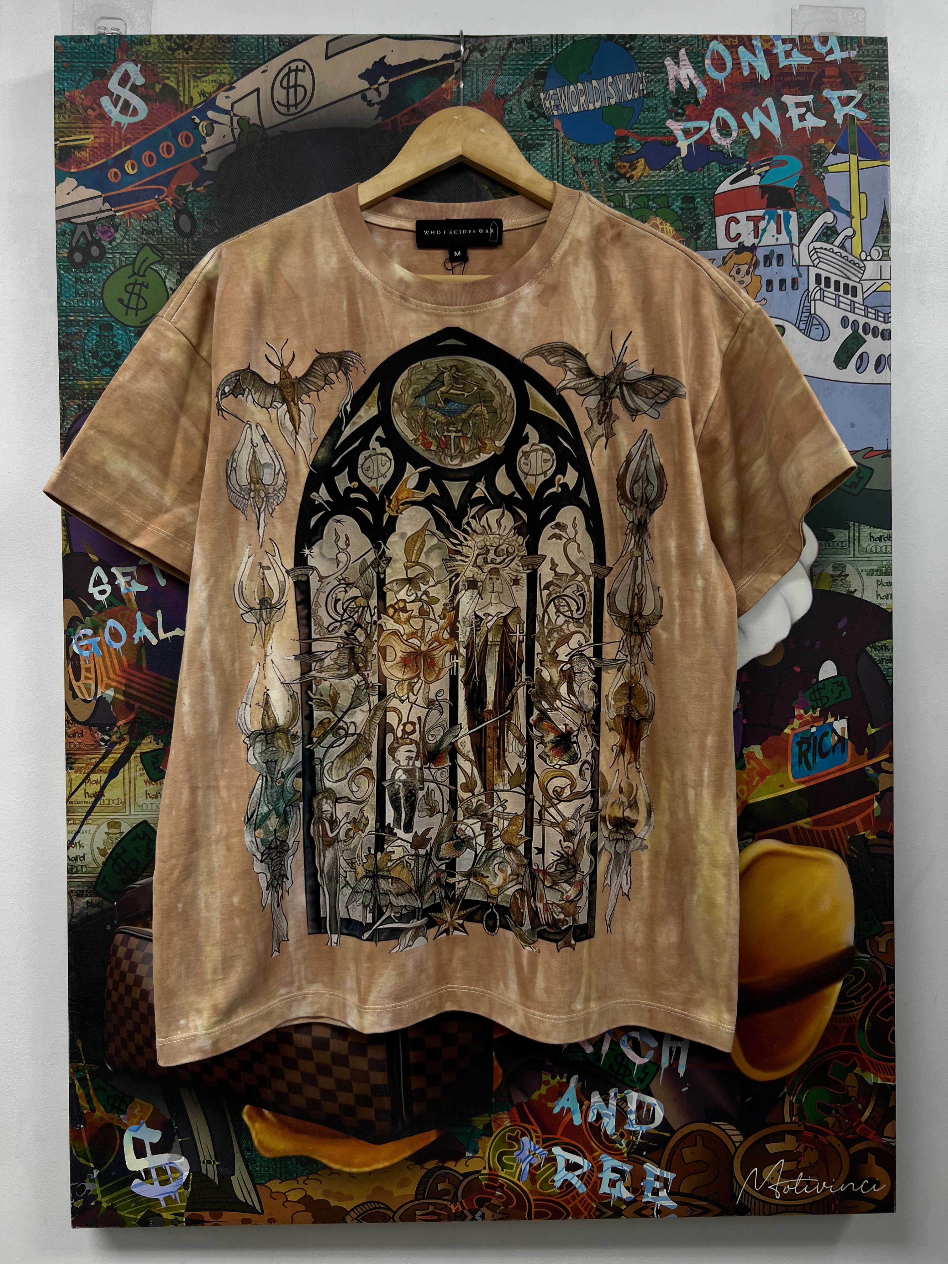Who Decides War Tie Dye Gleaming Tee