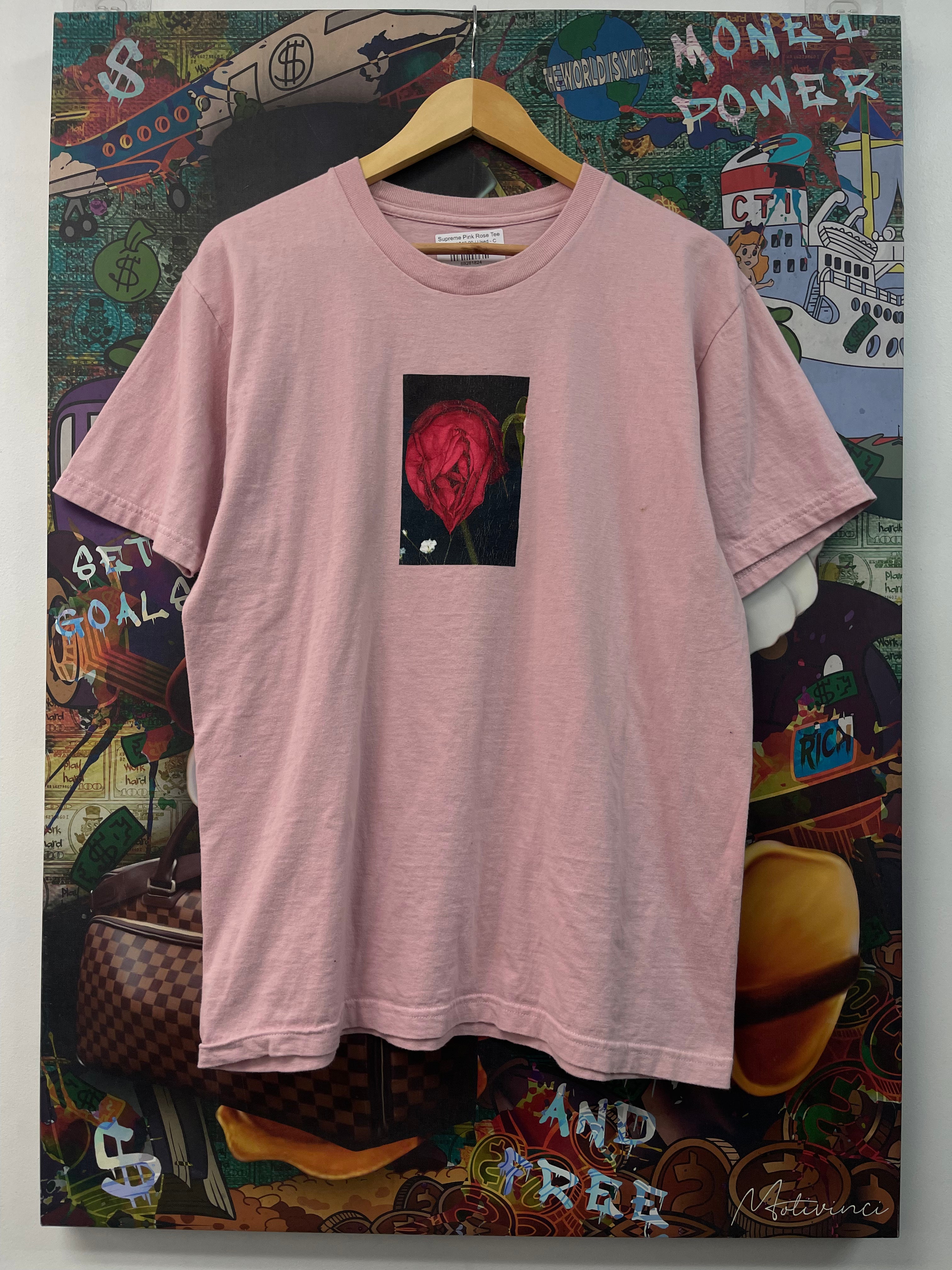 Supreme Pink Rose Tee