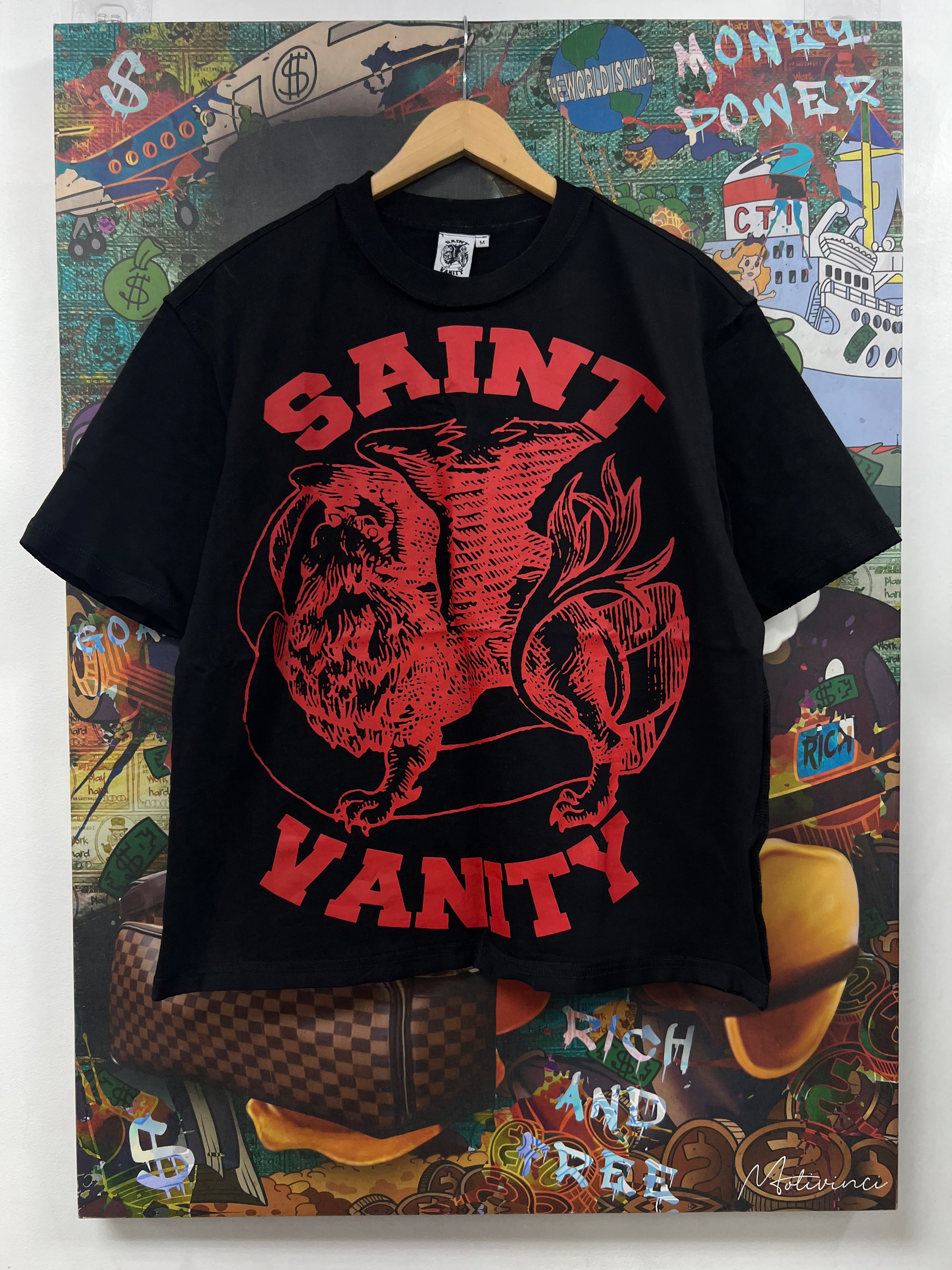 Saint Vanity Black Red Griffin Tee