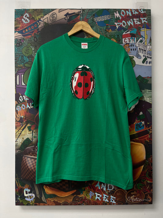 Supreme Green Lady Bug Tee Used
