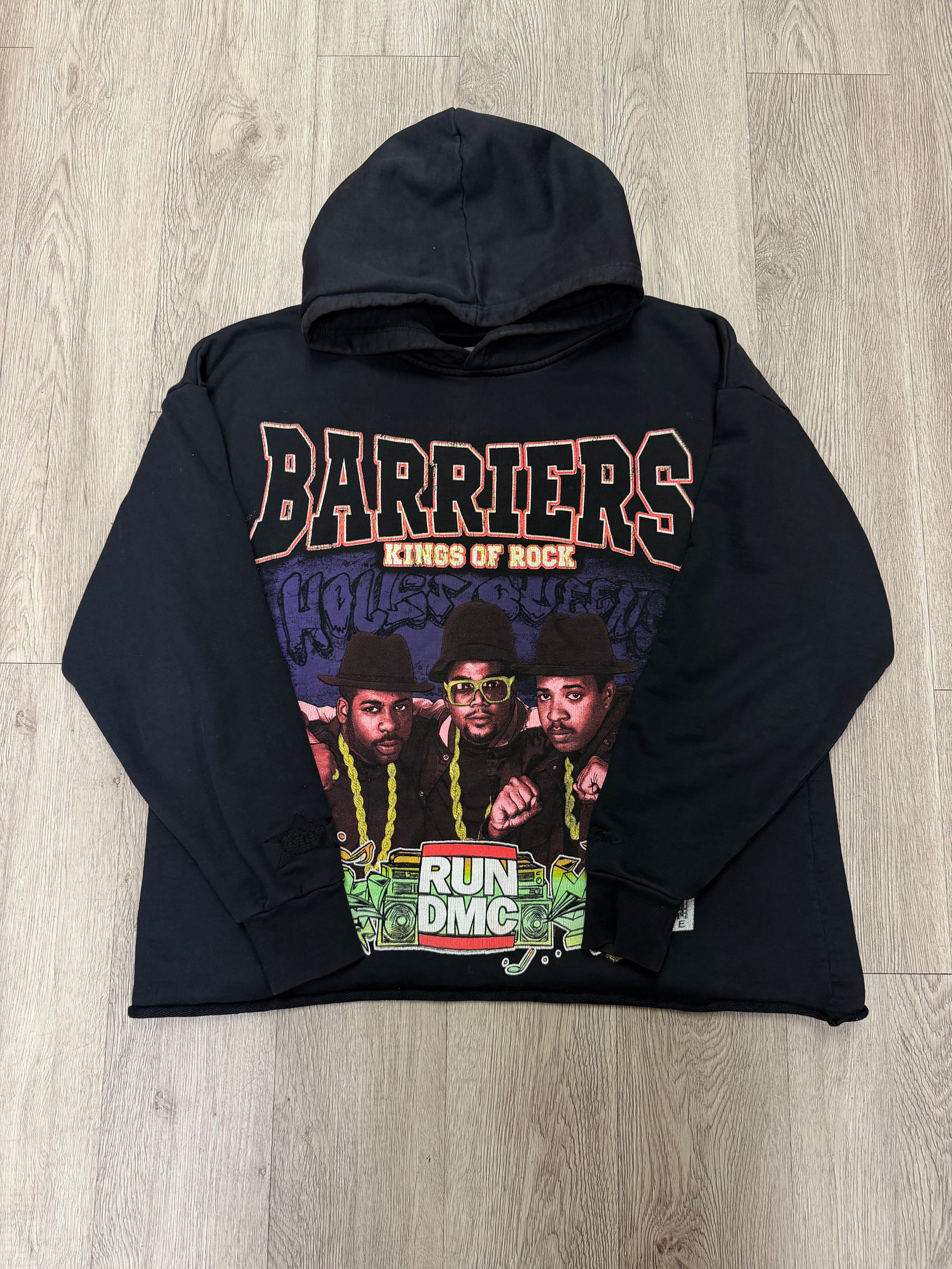 Barriers Black Run DMC Hoodie