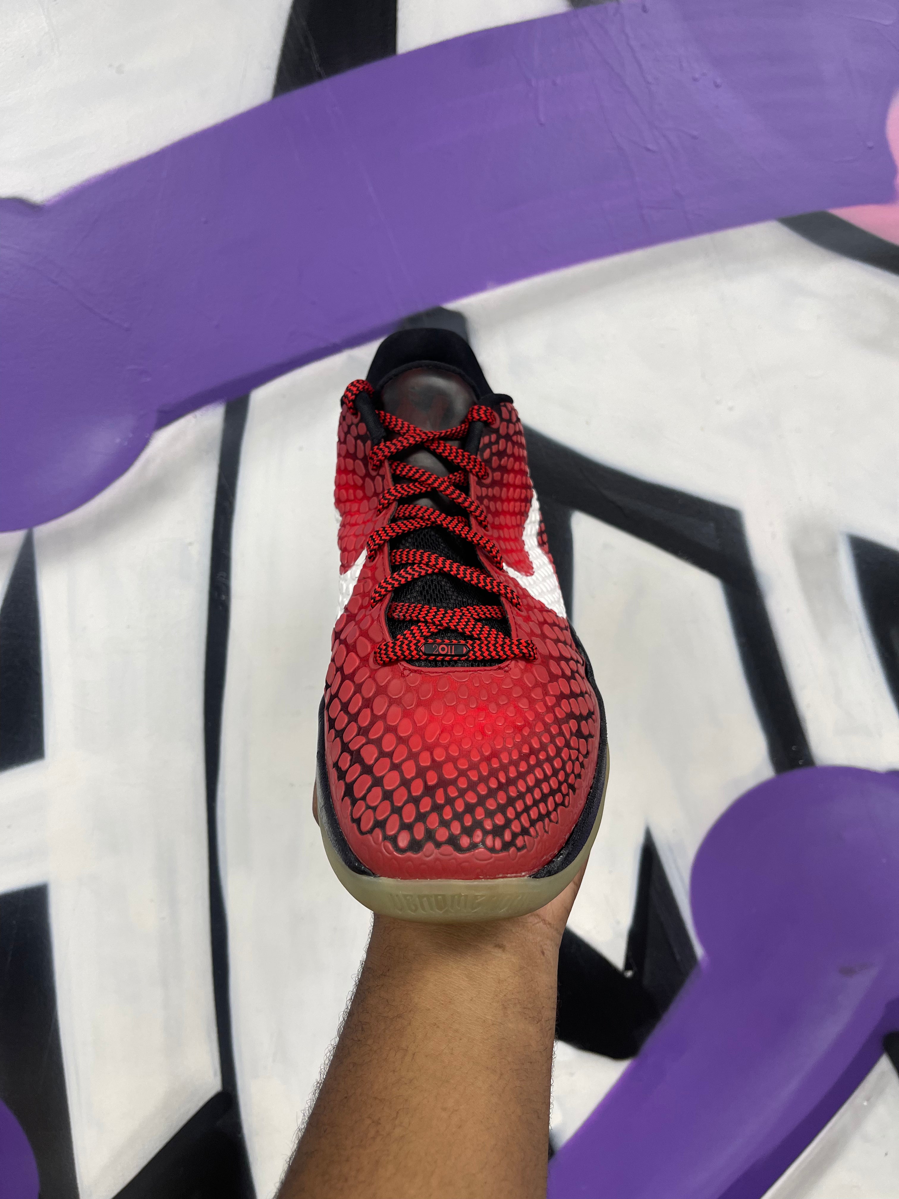 Nike Kobe 6 ASG Challenge West Red Sneakers