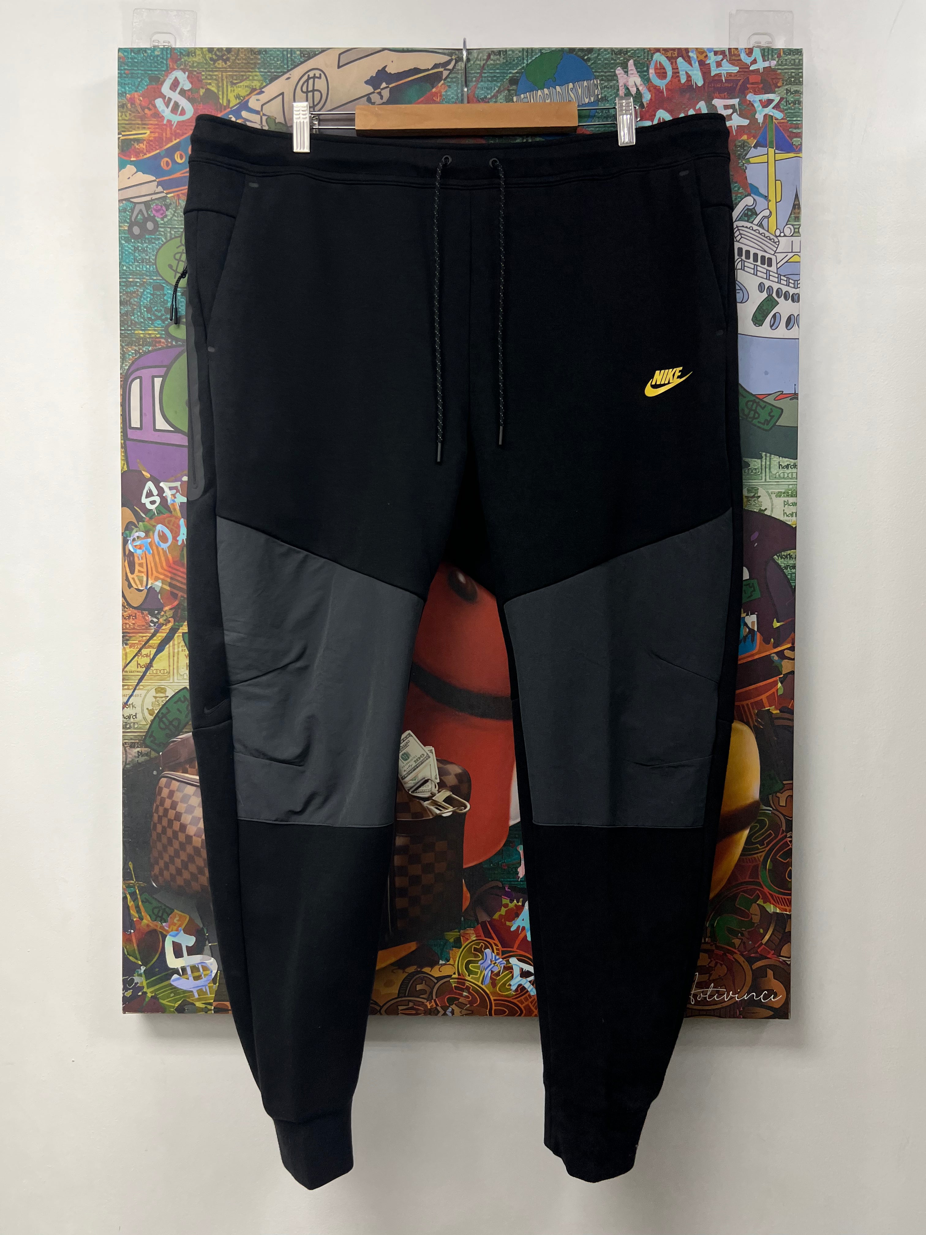 Nike Black Gold Tech Sweats