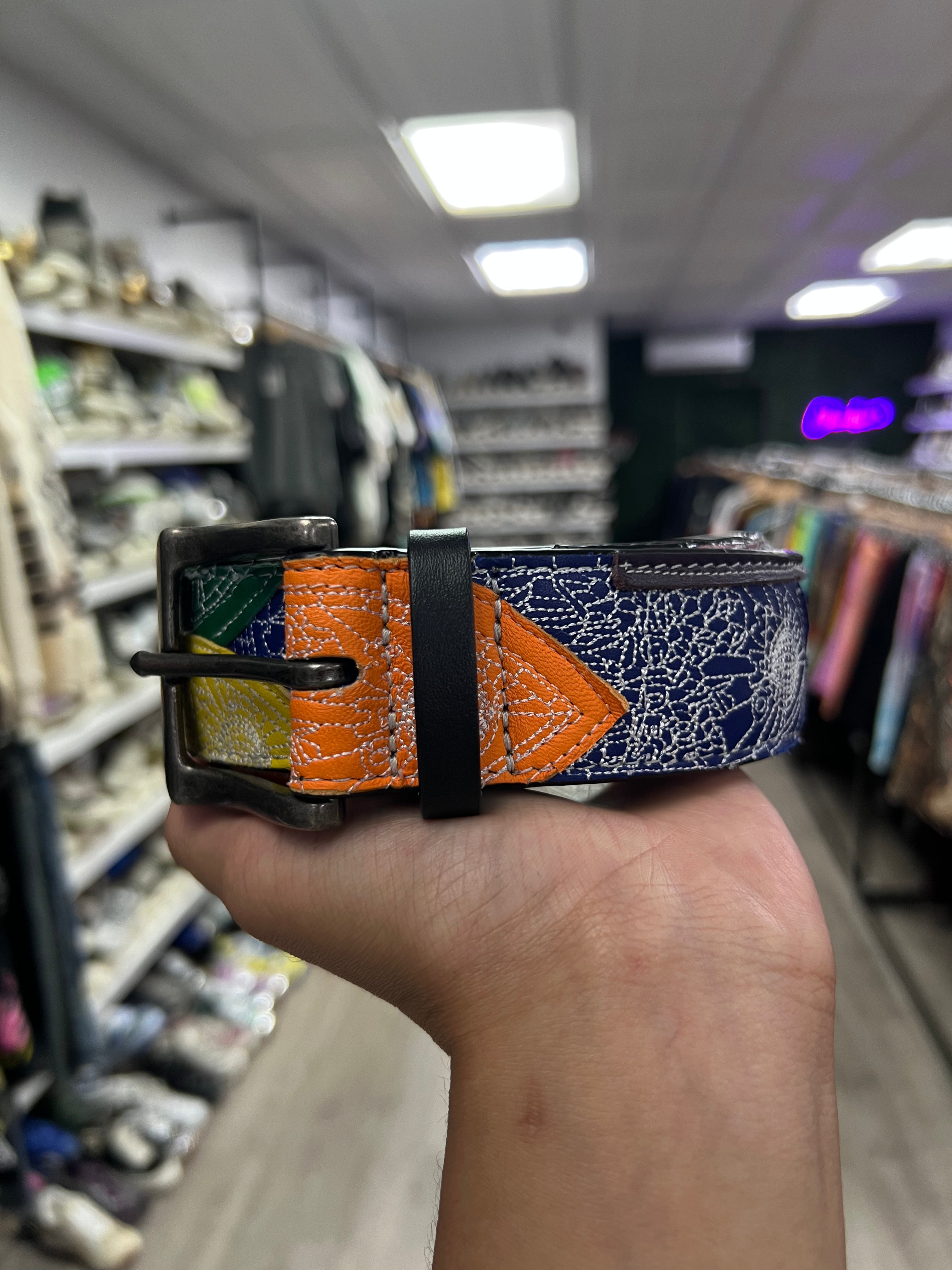 Who Decides War Pastel Patchwork Belt
