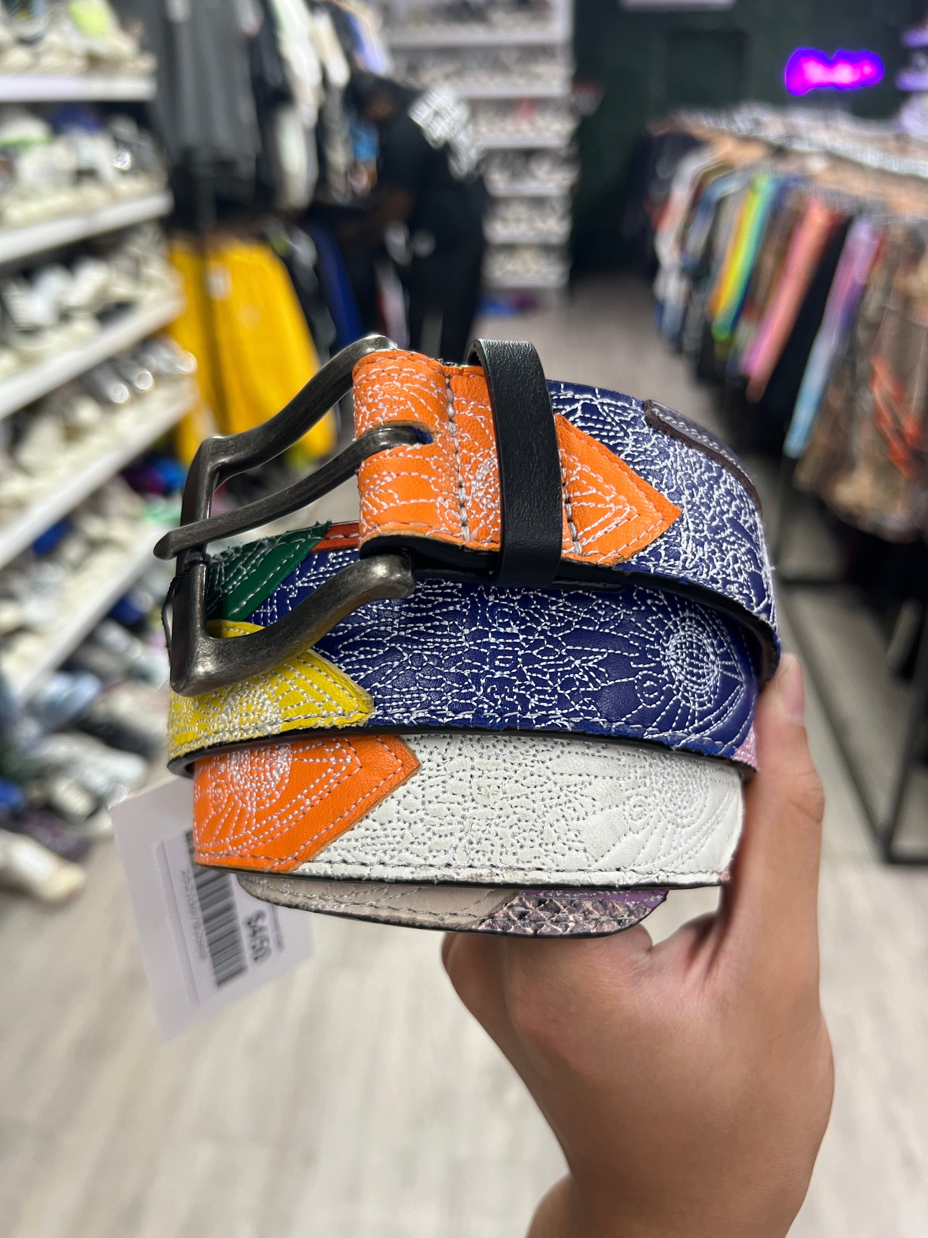 Who Decides War Pastel Patchwork Belt