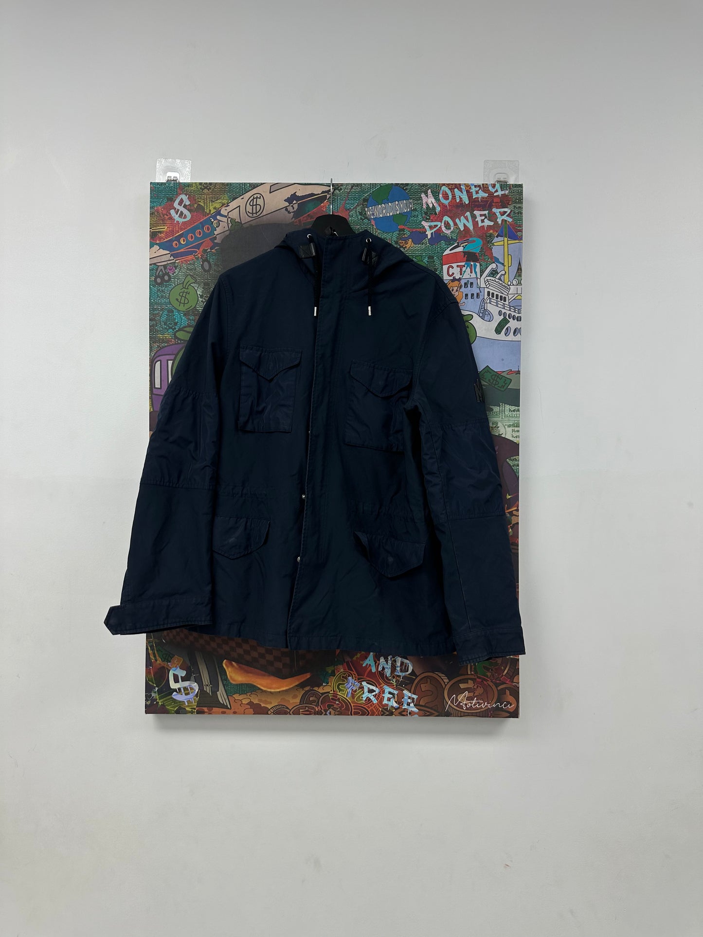 Mackage Parka Navy Used 42 (US XL) N/A