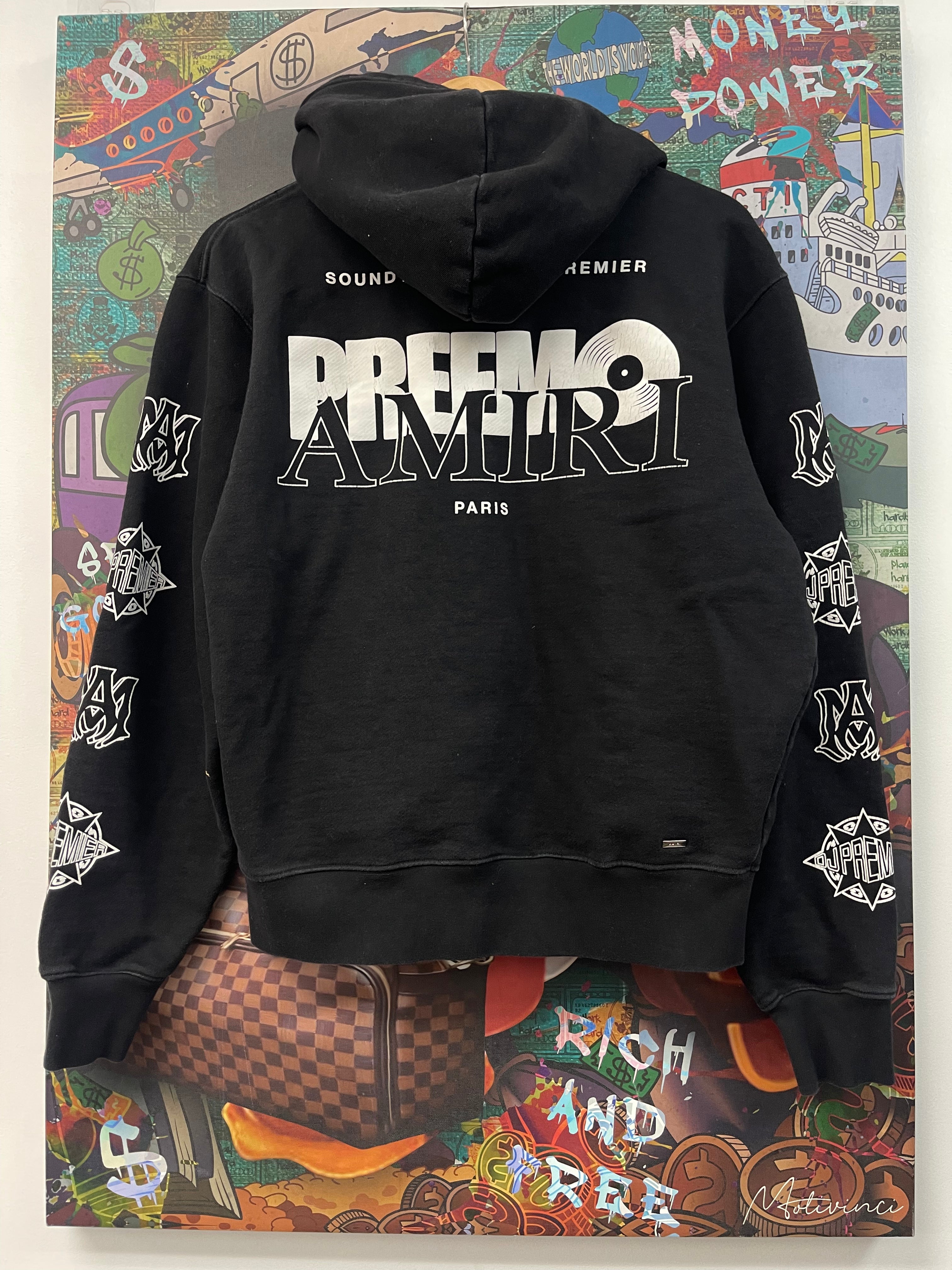 Amiri Black Preemo Hoodie