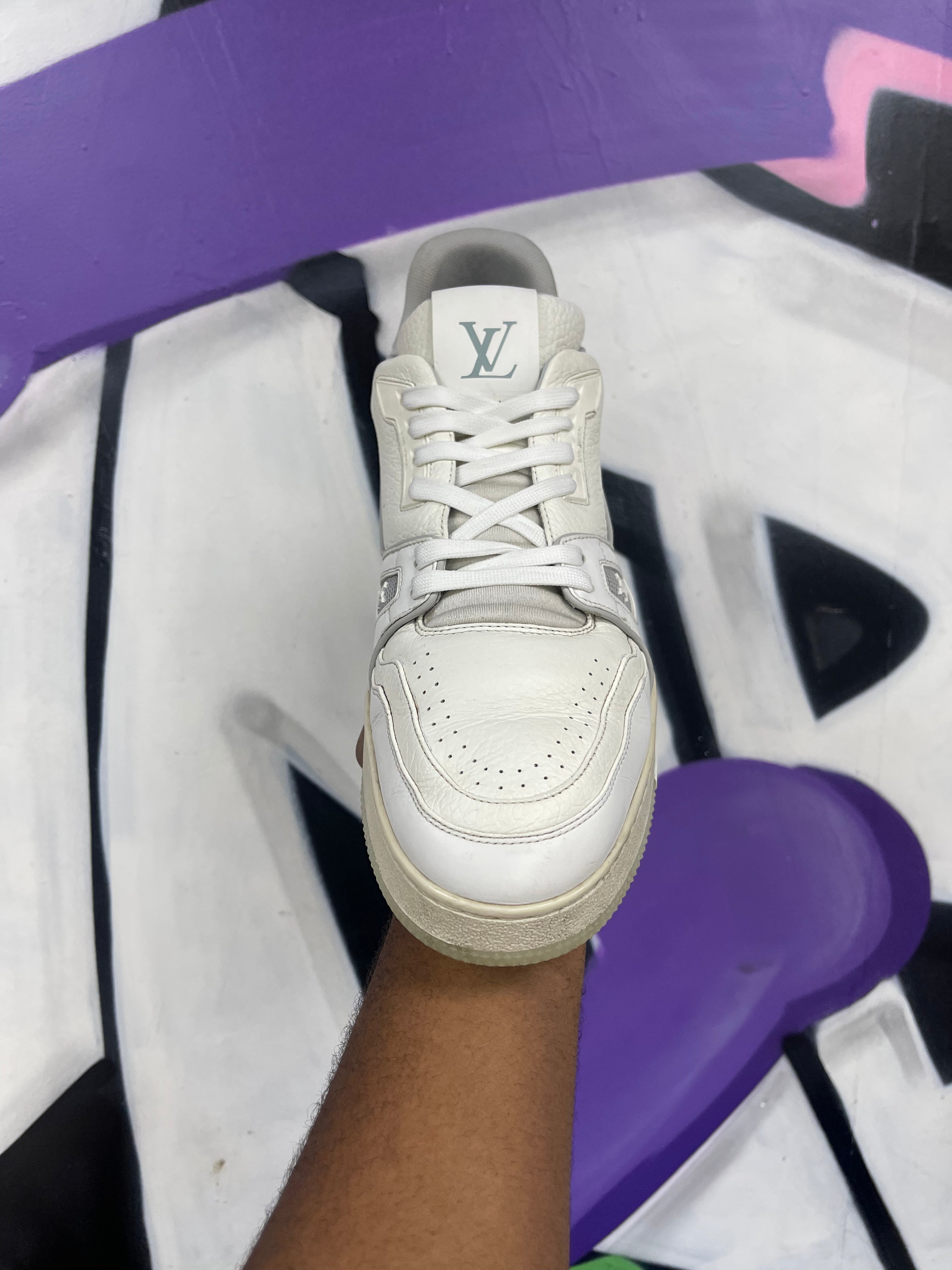 Louis Vuitton White #54 Trainer Sneakers