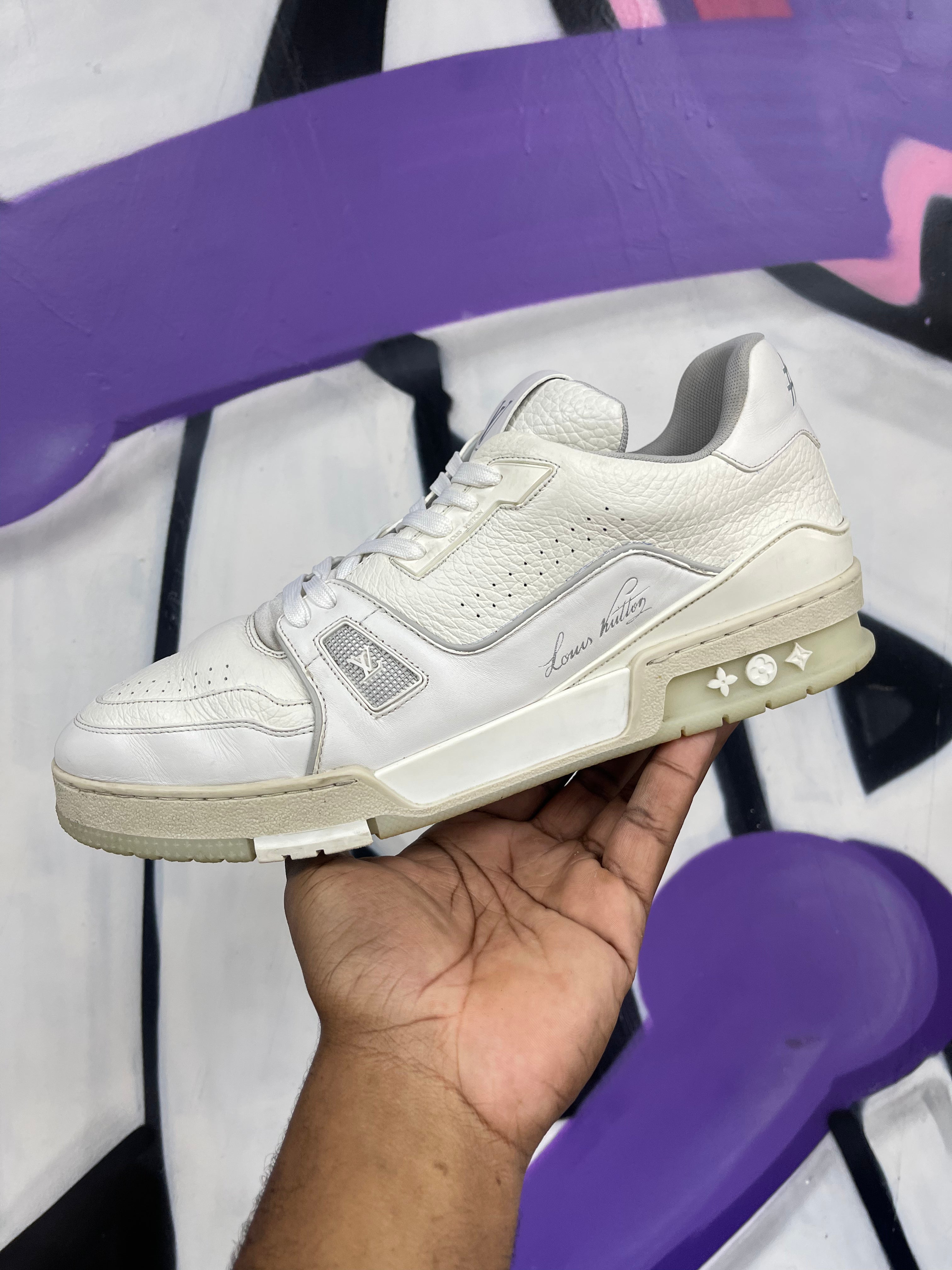 Louis Vuitton White #54 Trainer Sneakers