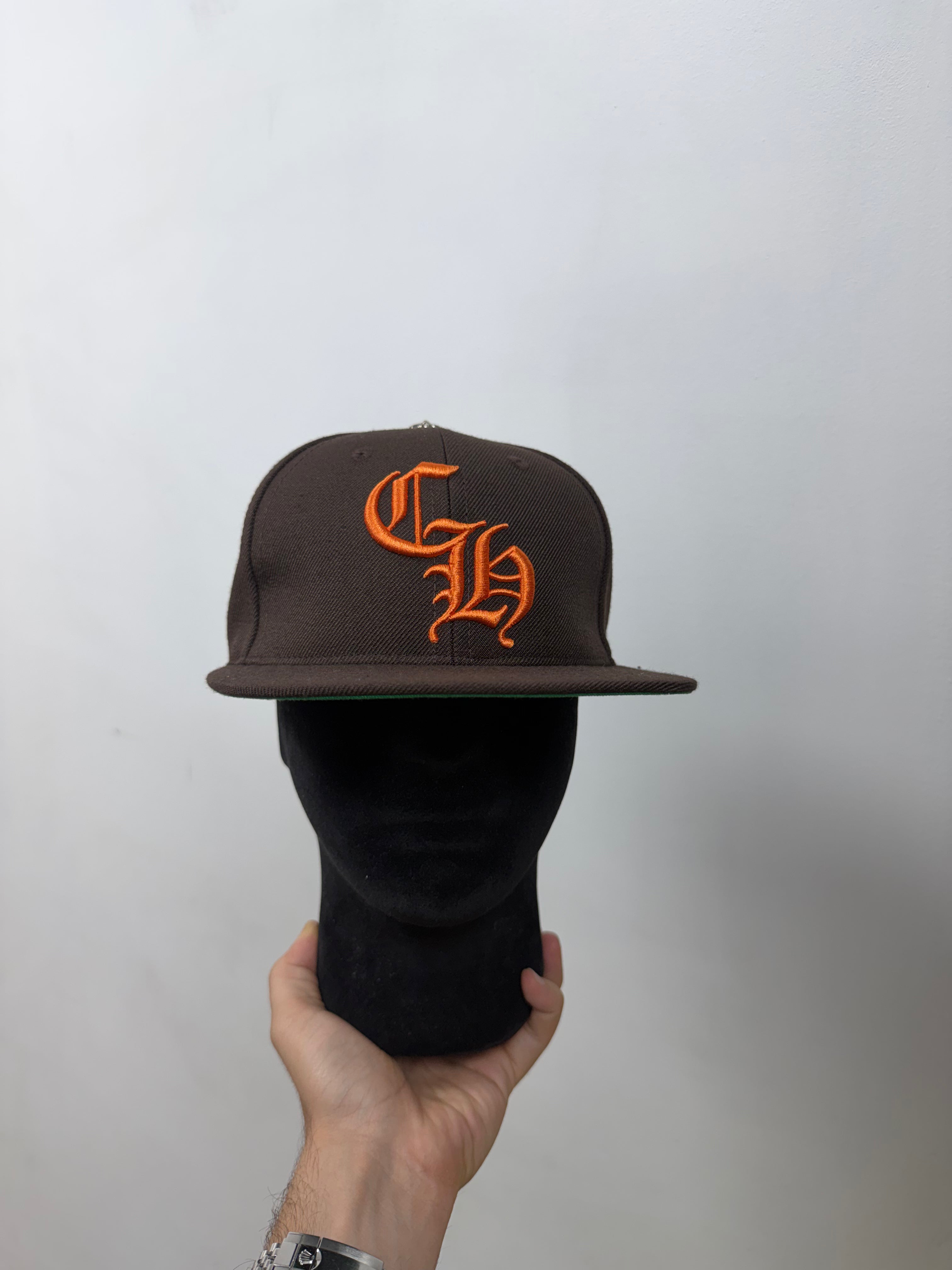 Chrome Hearts Brown Orange Baseball Trucker Hat