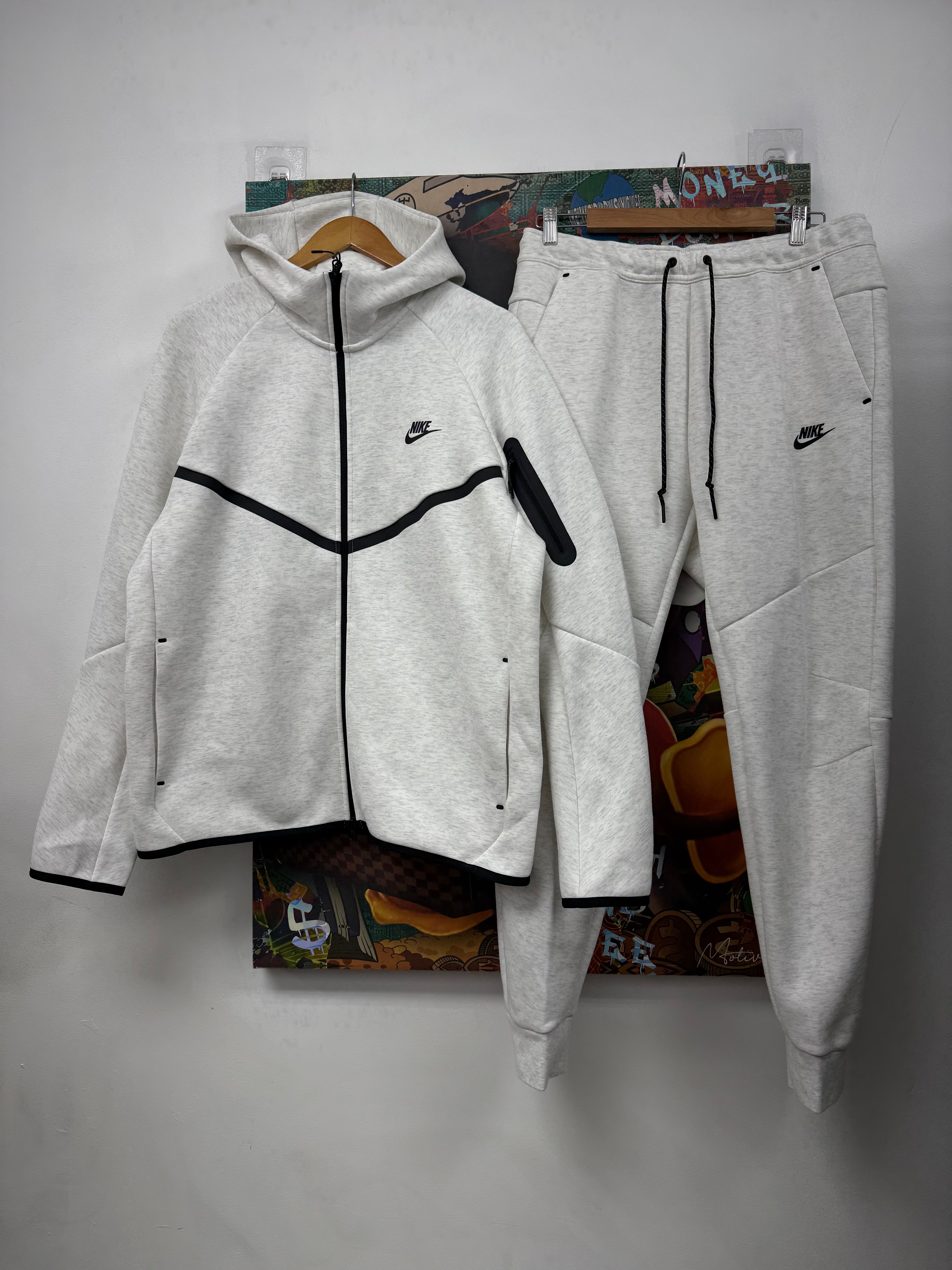 Nike Light Grey Tech Sweatsuit