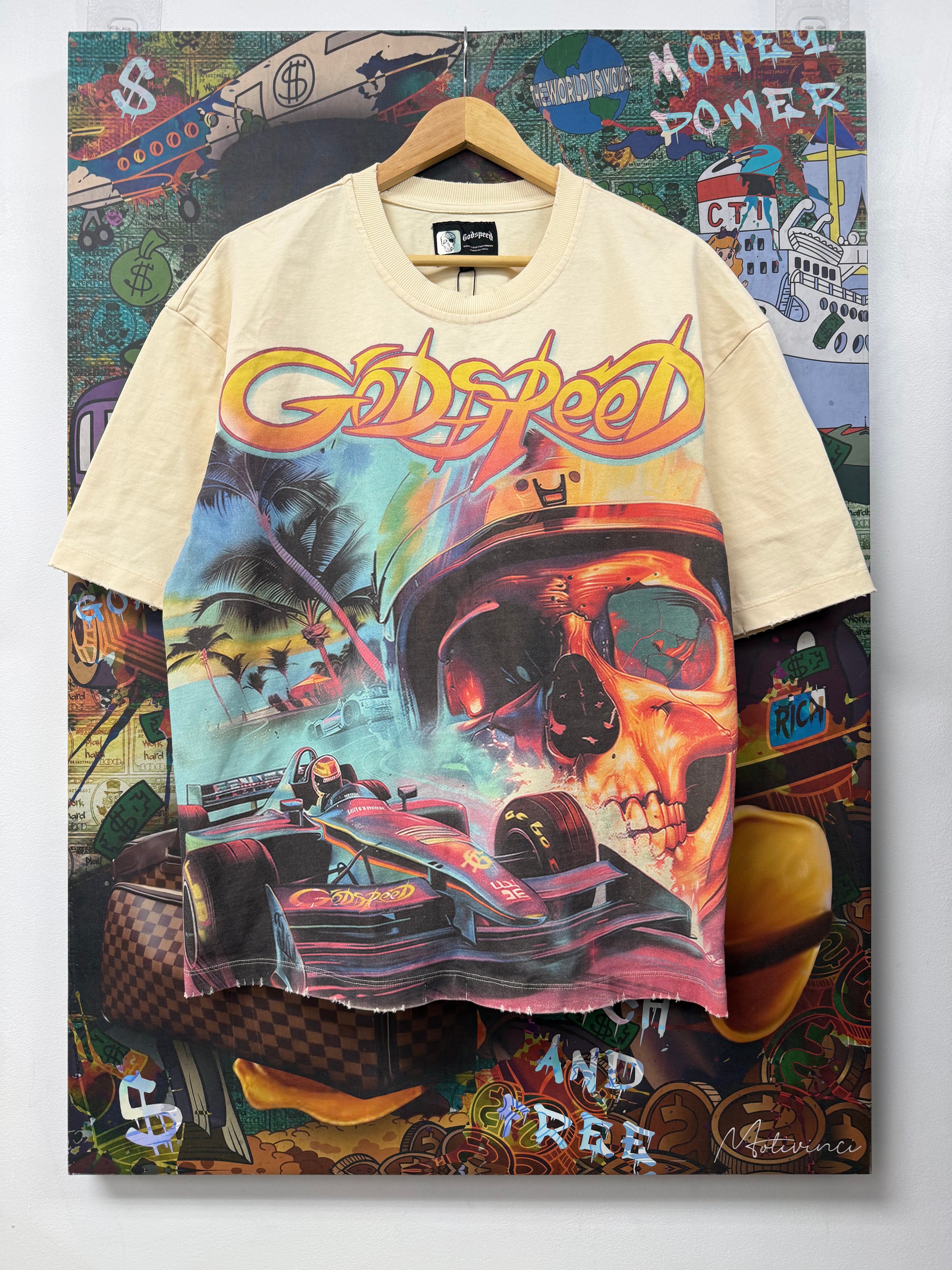 Godspeed Cream F1 Tee