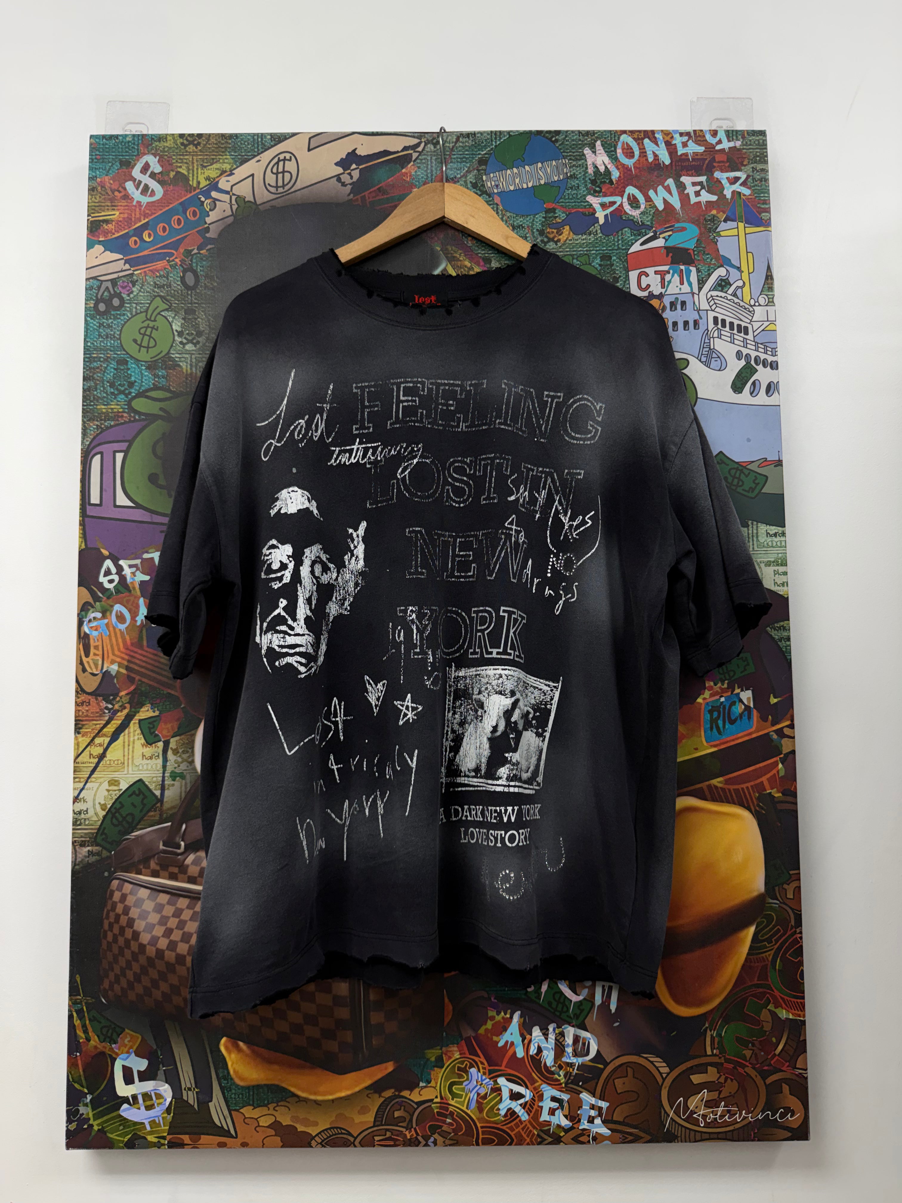 Lost Intricacy Black Brain Rot Tee