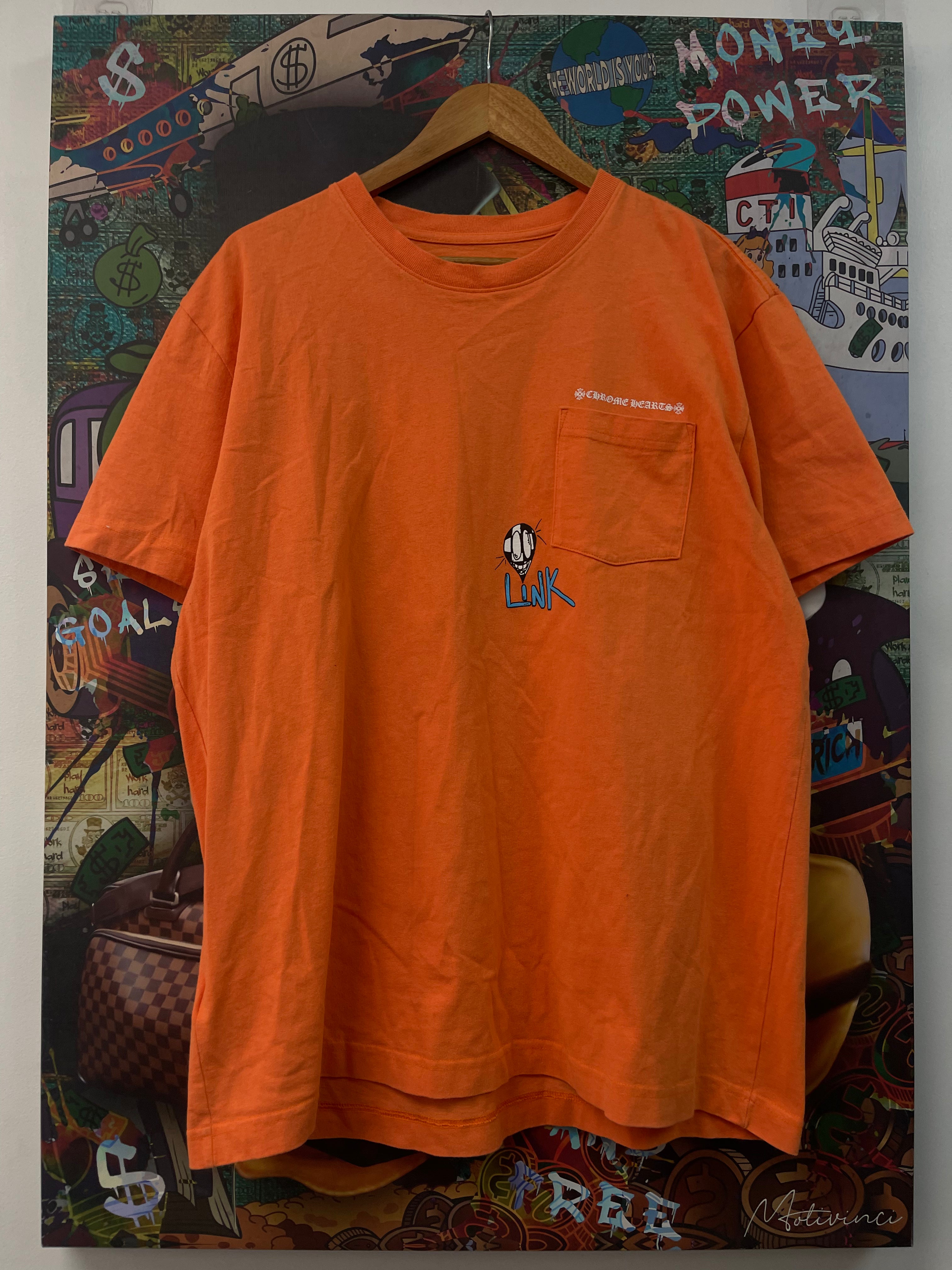 Chrome Hearts Mattyboy Orange Link Tee