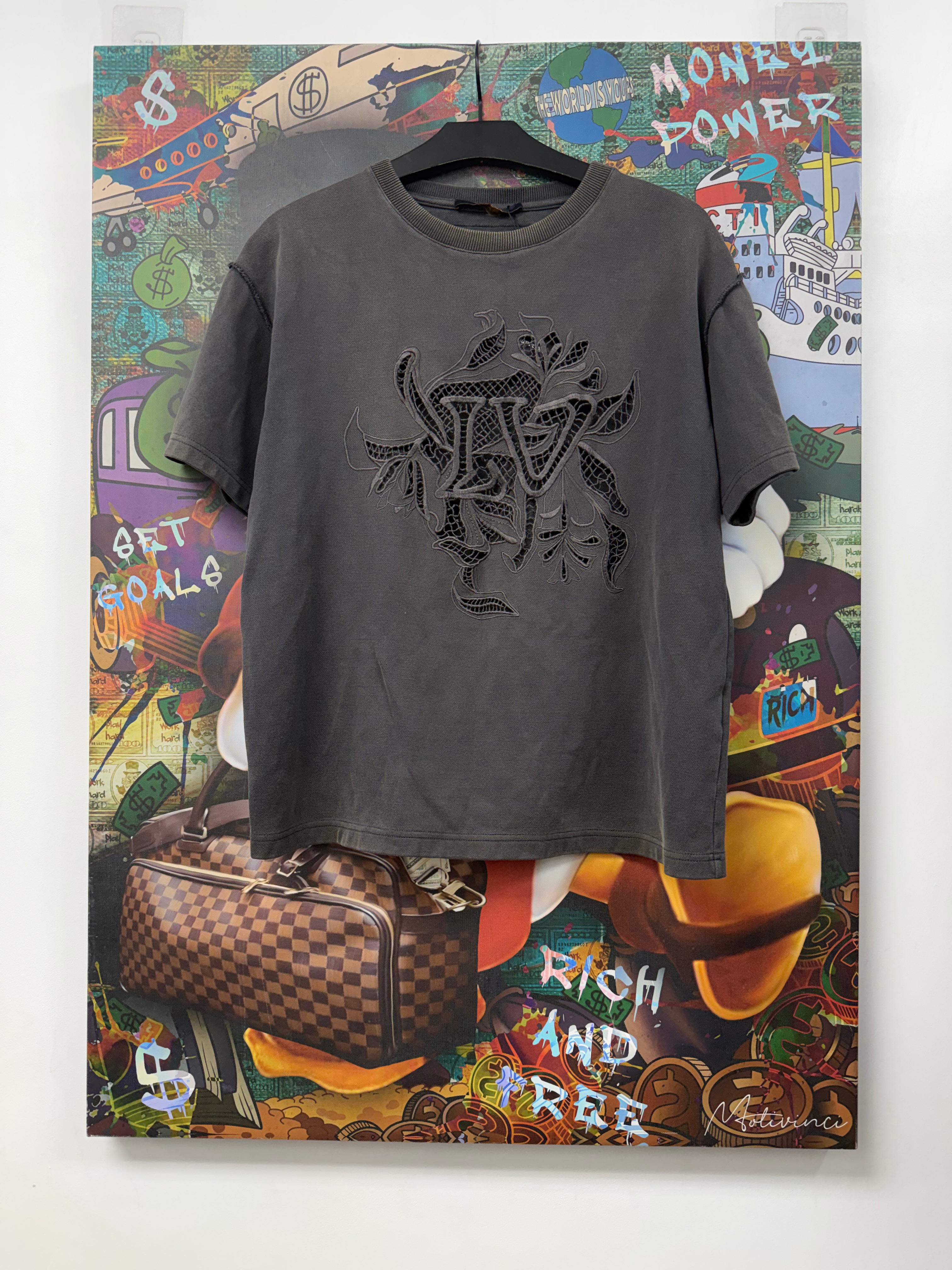 Louis Vuitton Laced Embroidered Logo Crewneck