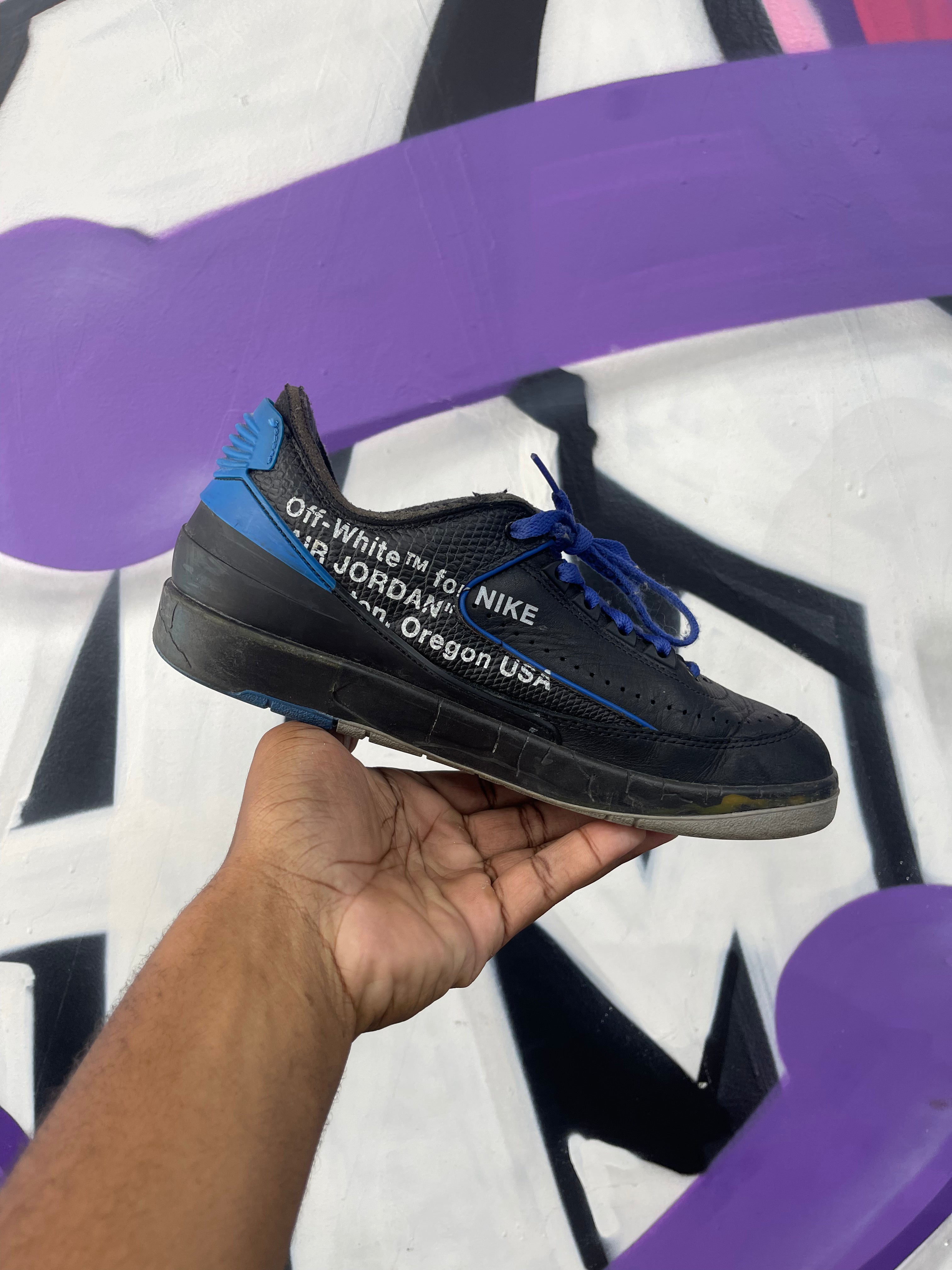 Jordan 2 Off White Black Sneakers
