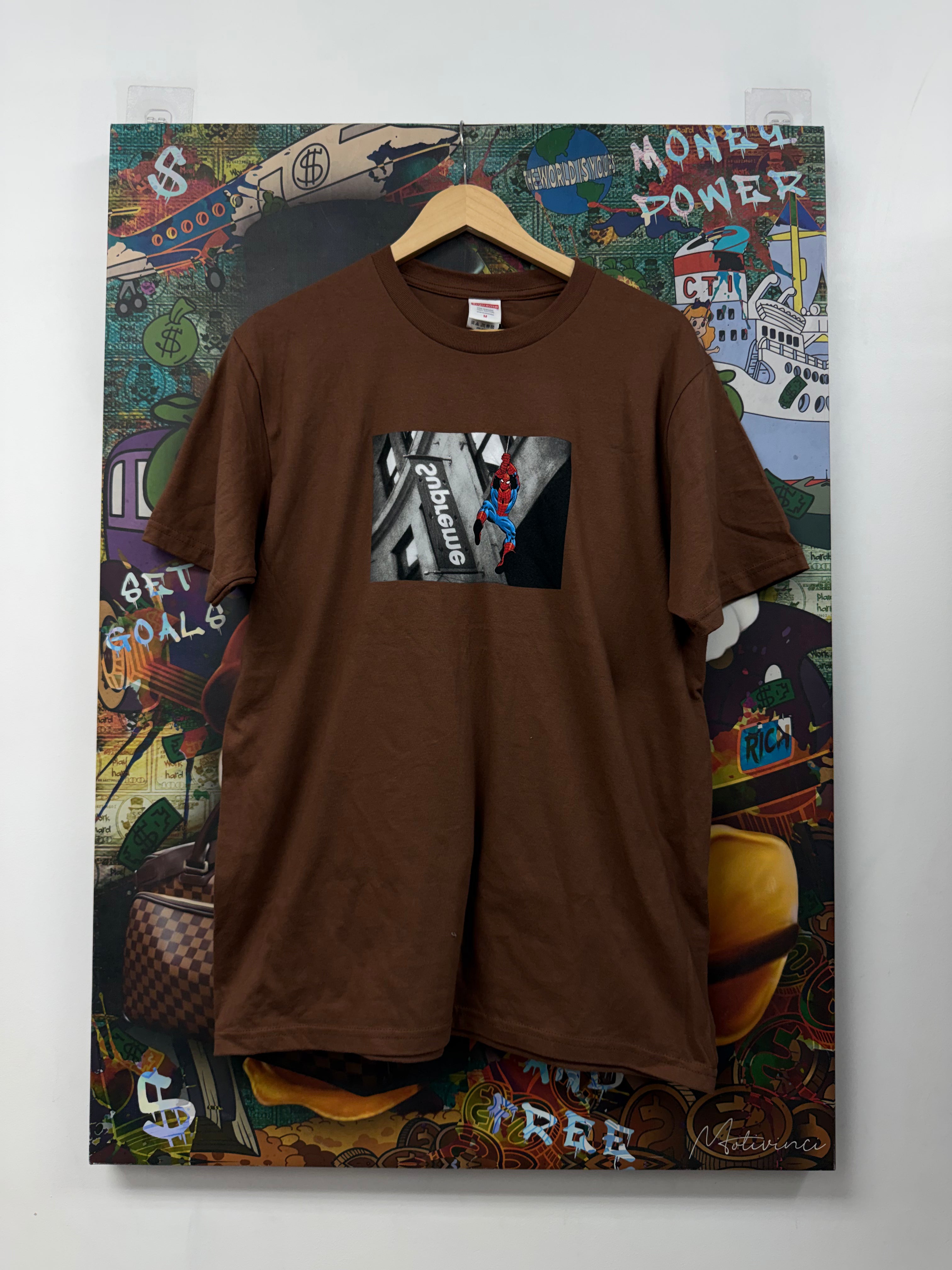 Supreme Brown Marvel Spider-Man Tee