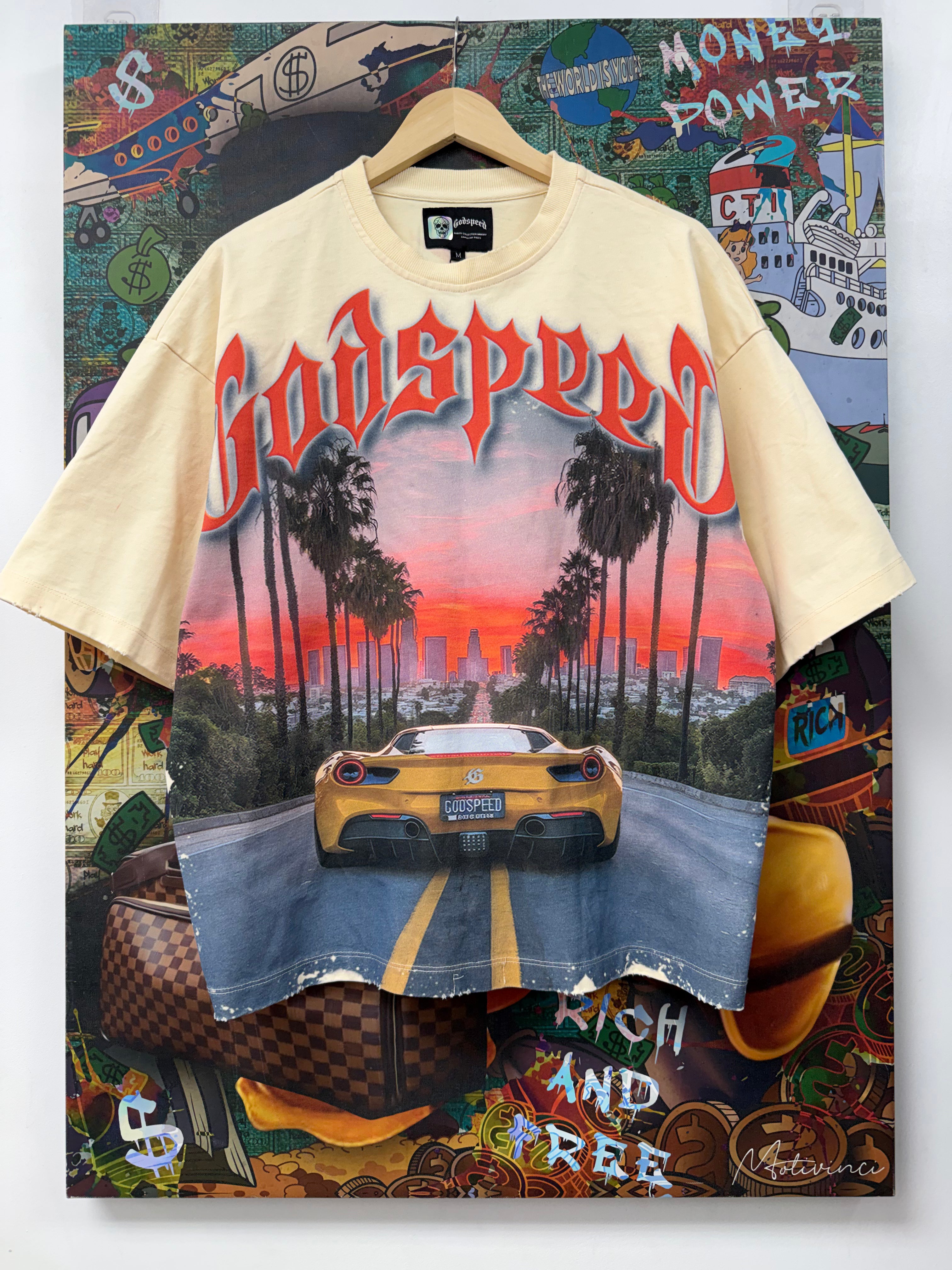 Godspeed Cream Sunset BLVD Tee