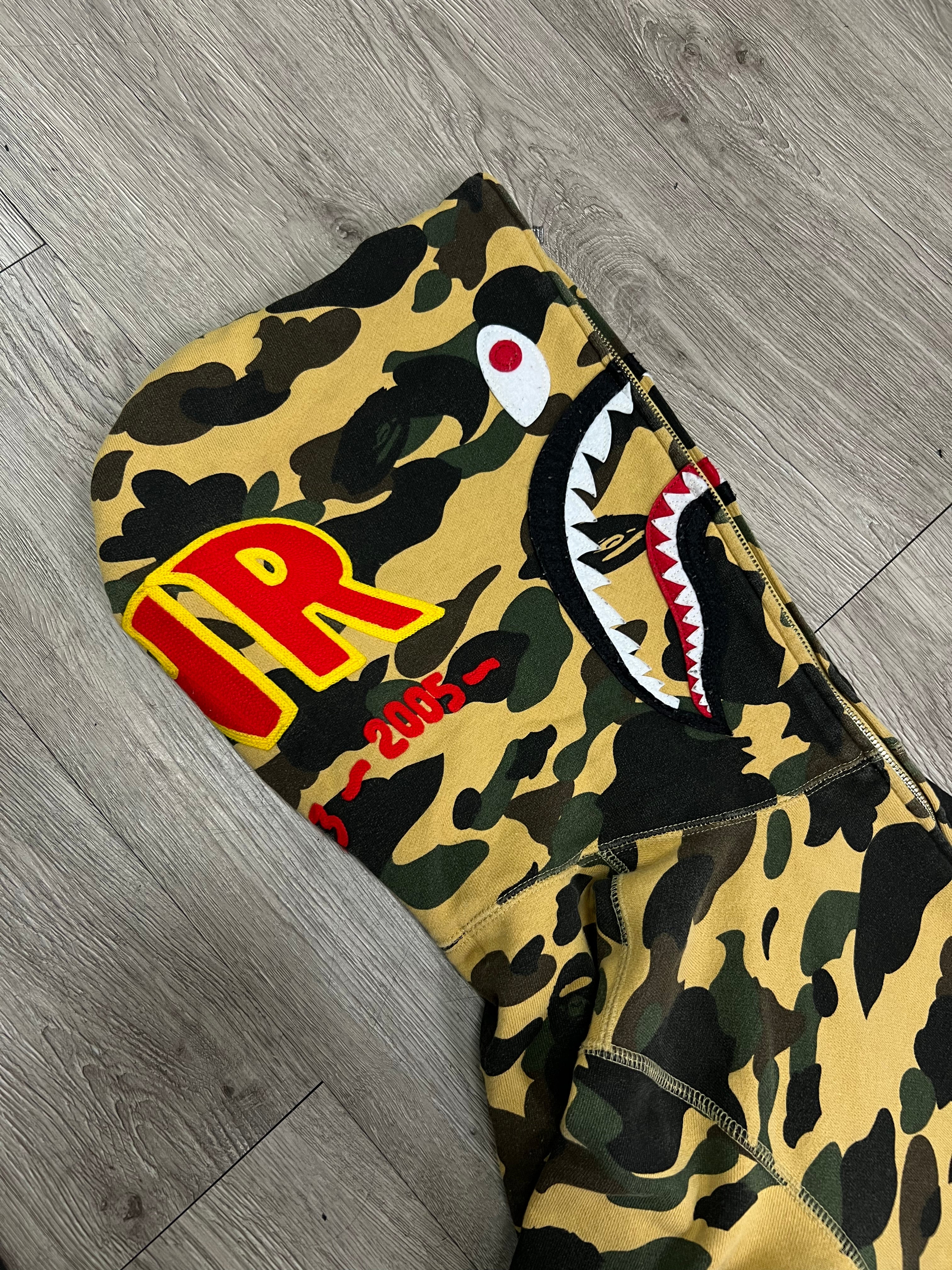 BAPE Camo Shark PONR Zip Up