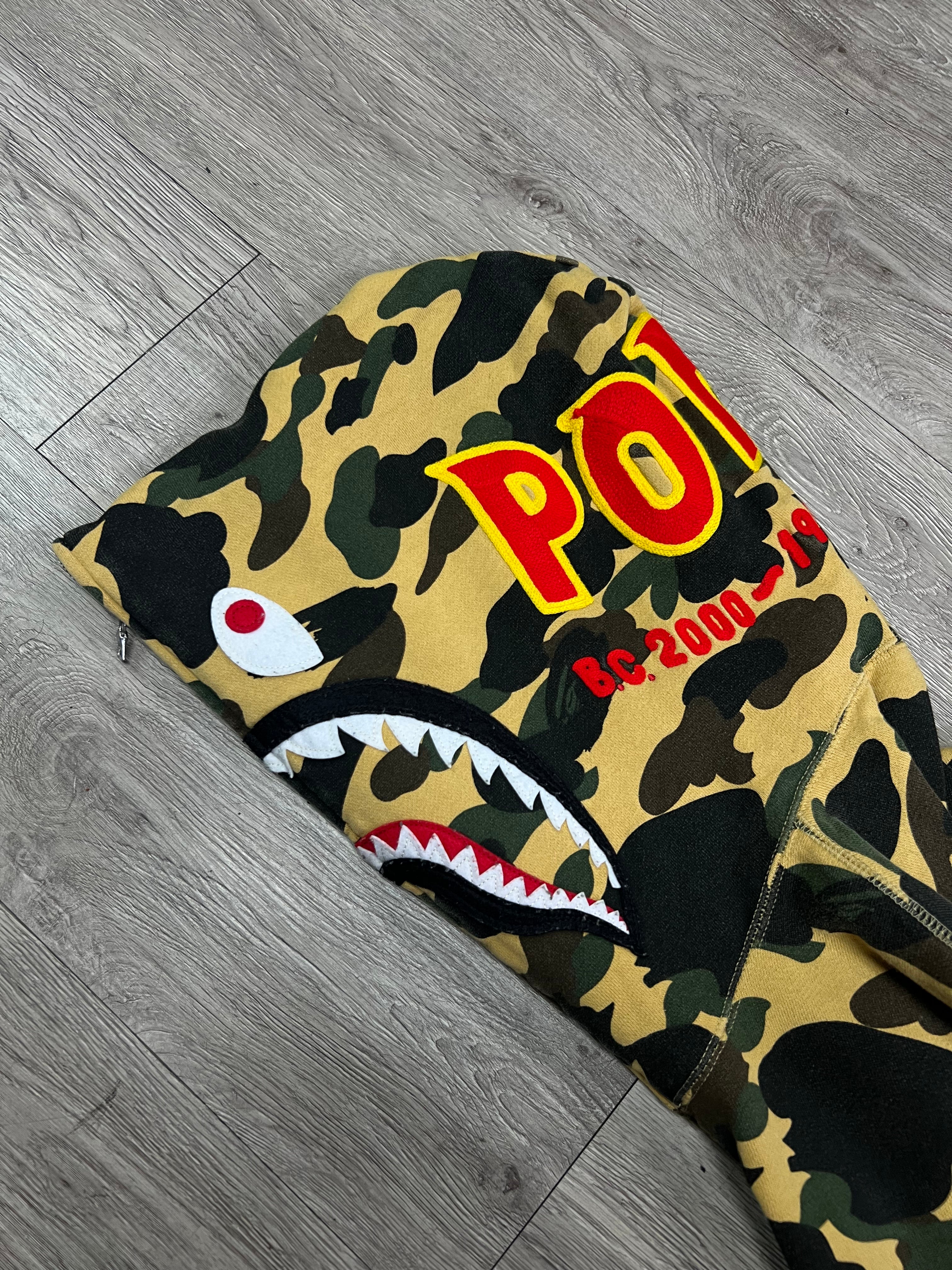 BAPE Camo Shark PONR Zip Up