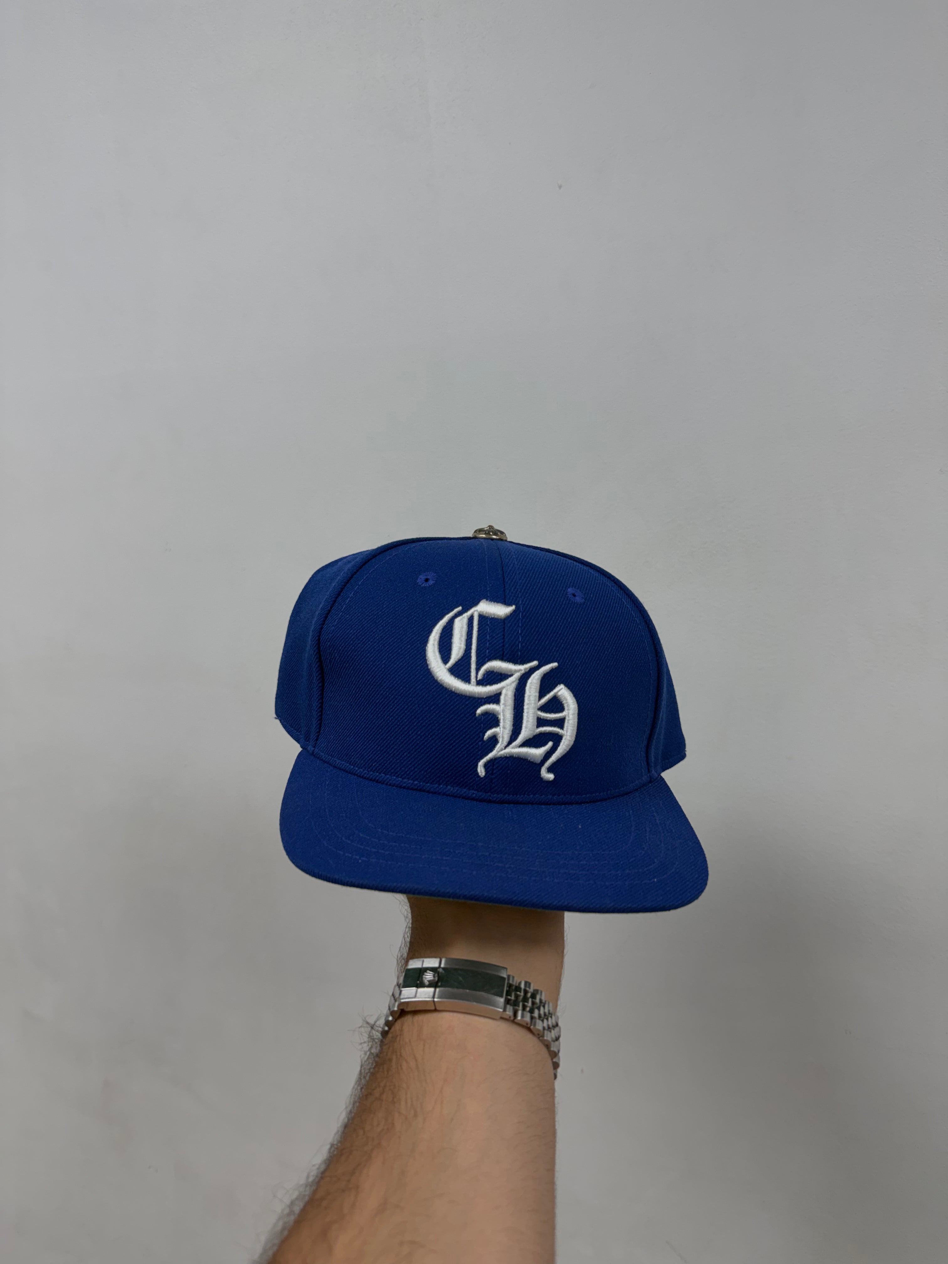 Chrome Hearts Blue White CH Baseball Hat