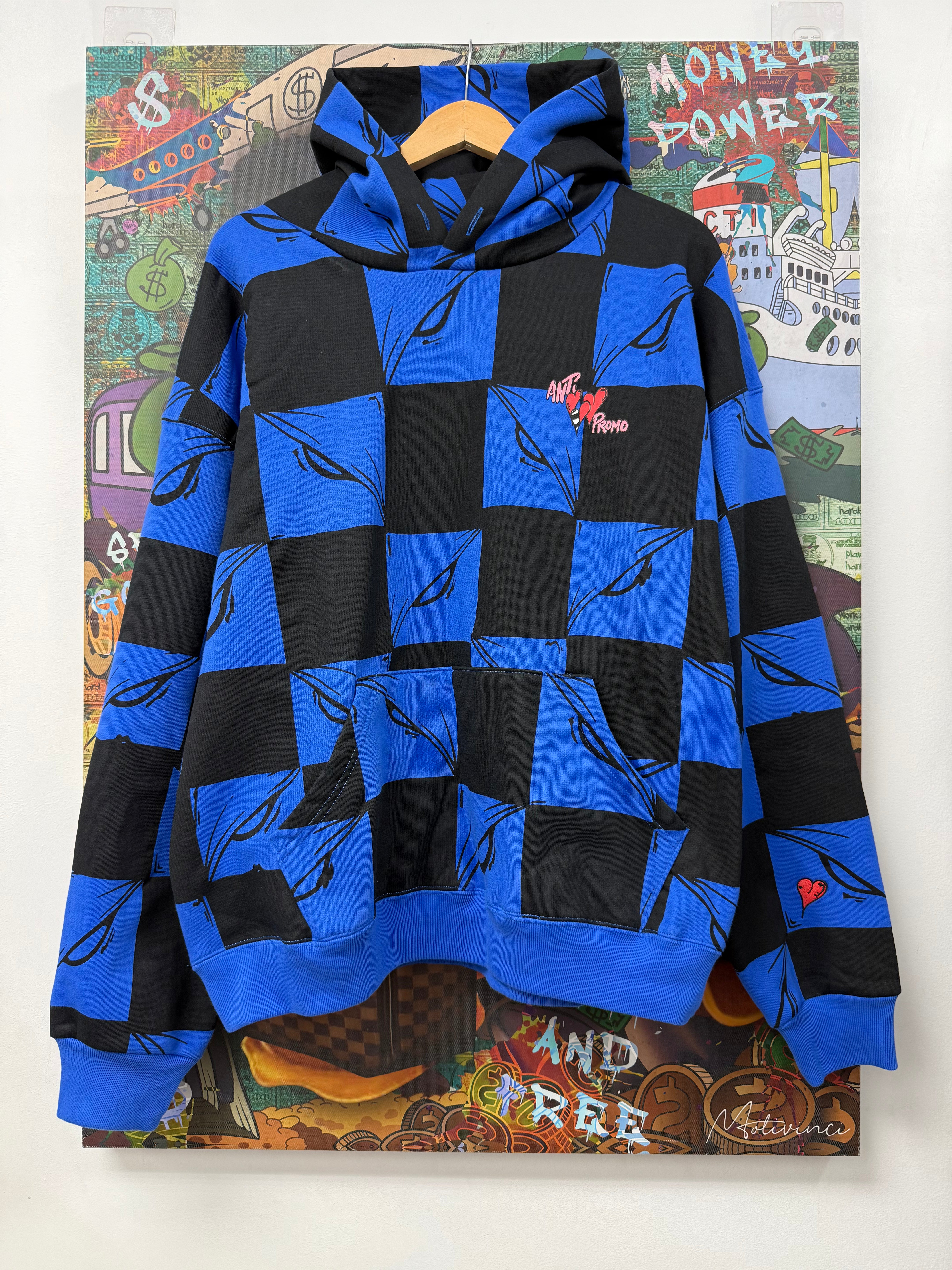 Matty Boy Anti Promo Blue 99 Eyes Hoodie