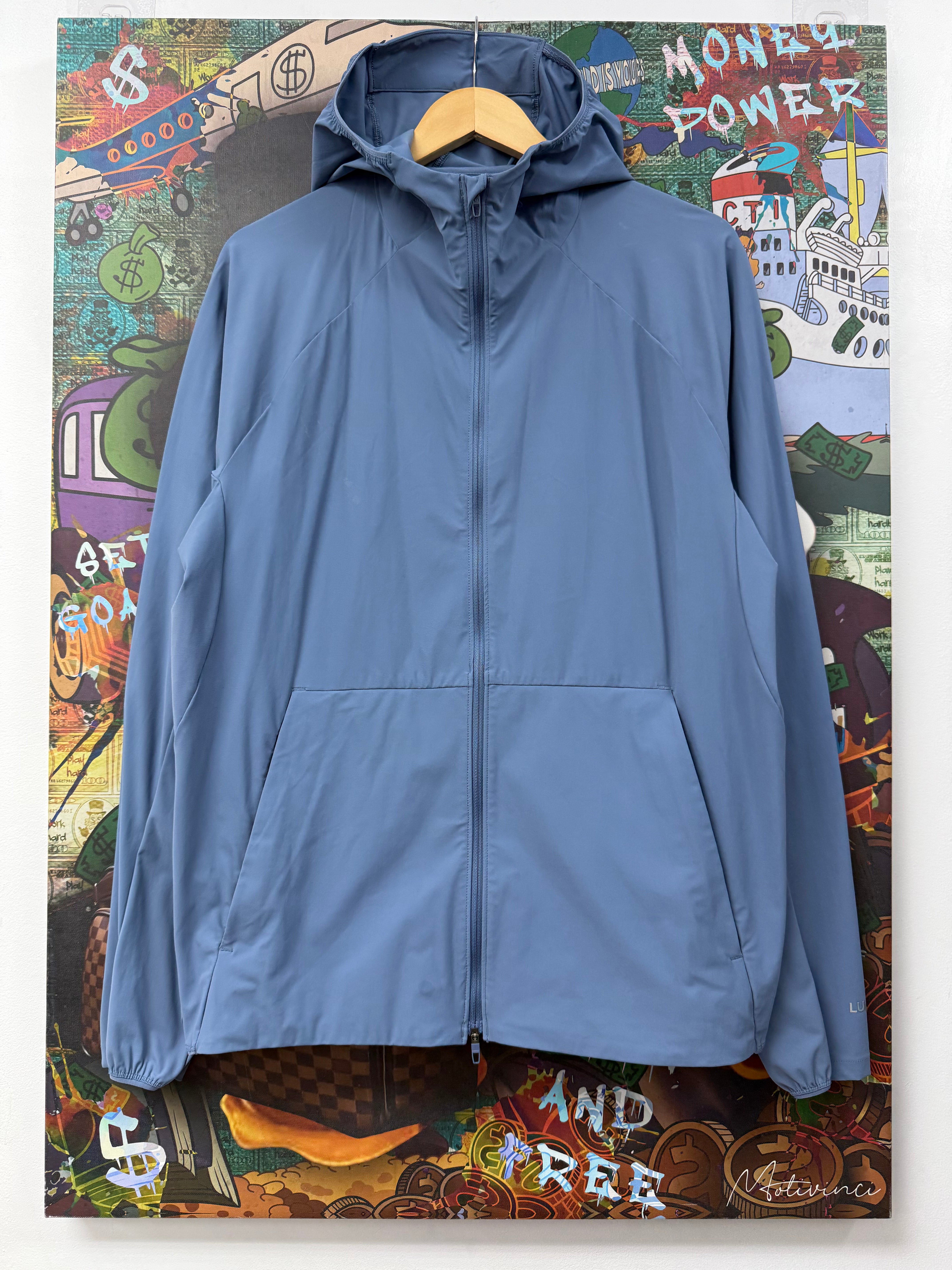 Lululemon Baby Blue Pace Breaker Track Jacket