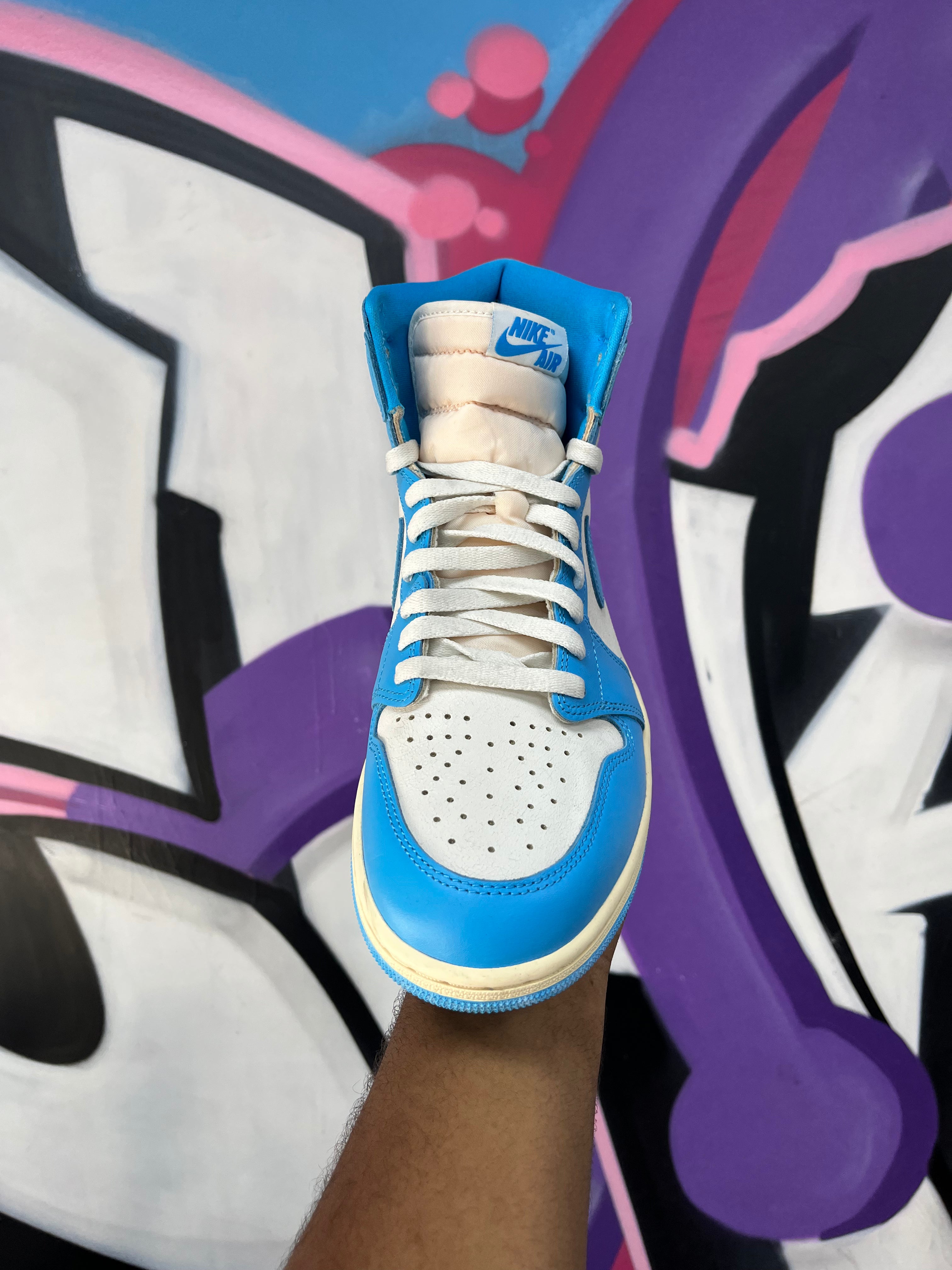 Jordan 1 UNC Toe Reimagined Sneakers