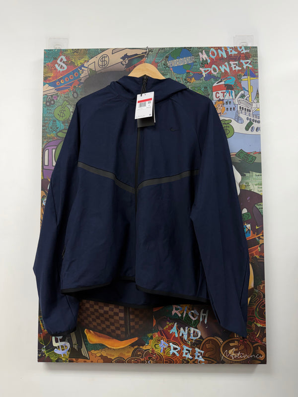Nike Navy Windbreaker Track Jacket