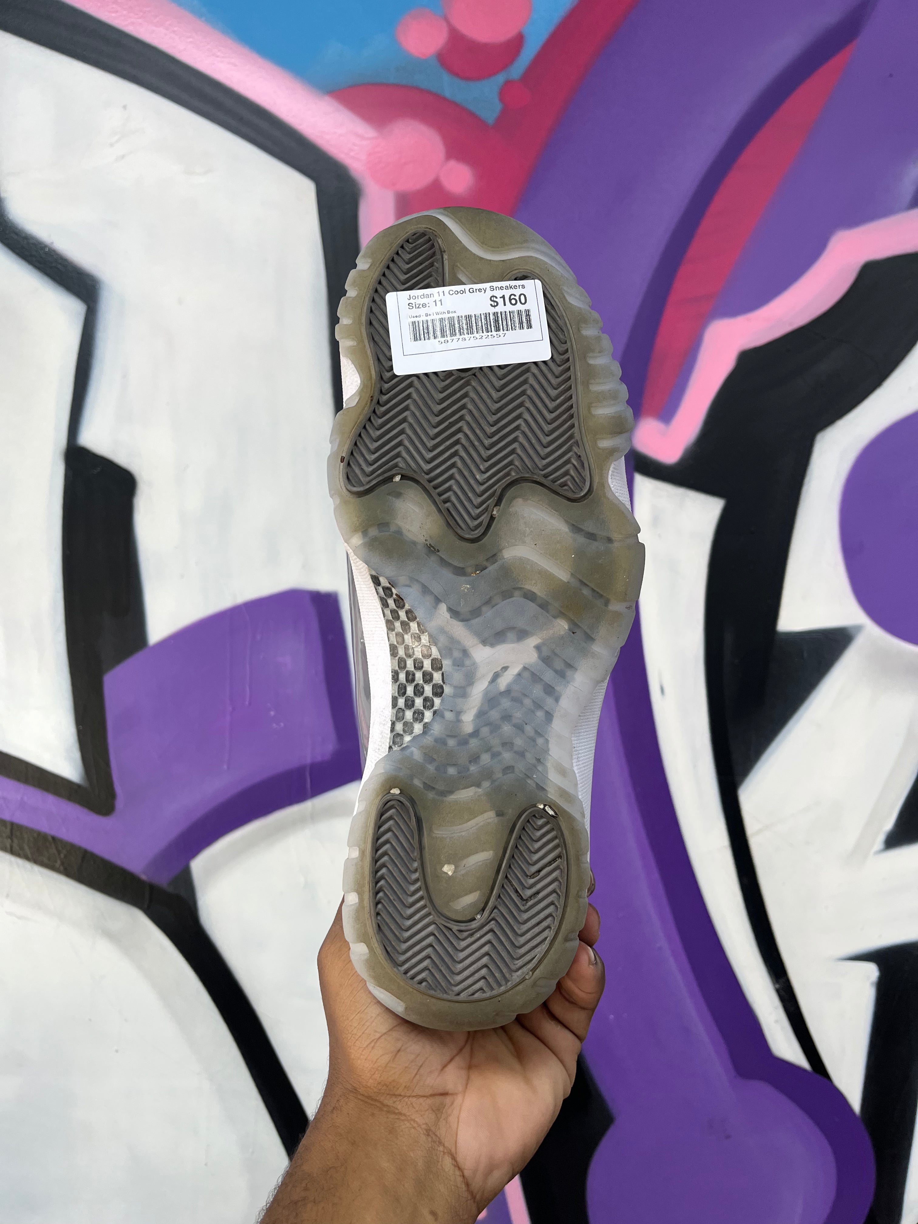 Jordan 11 Cool Grey Sneakers