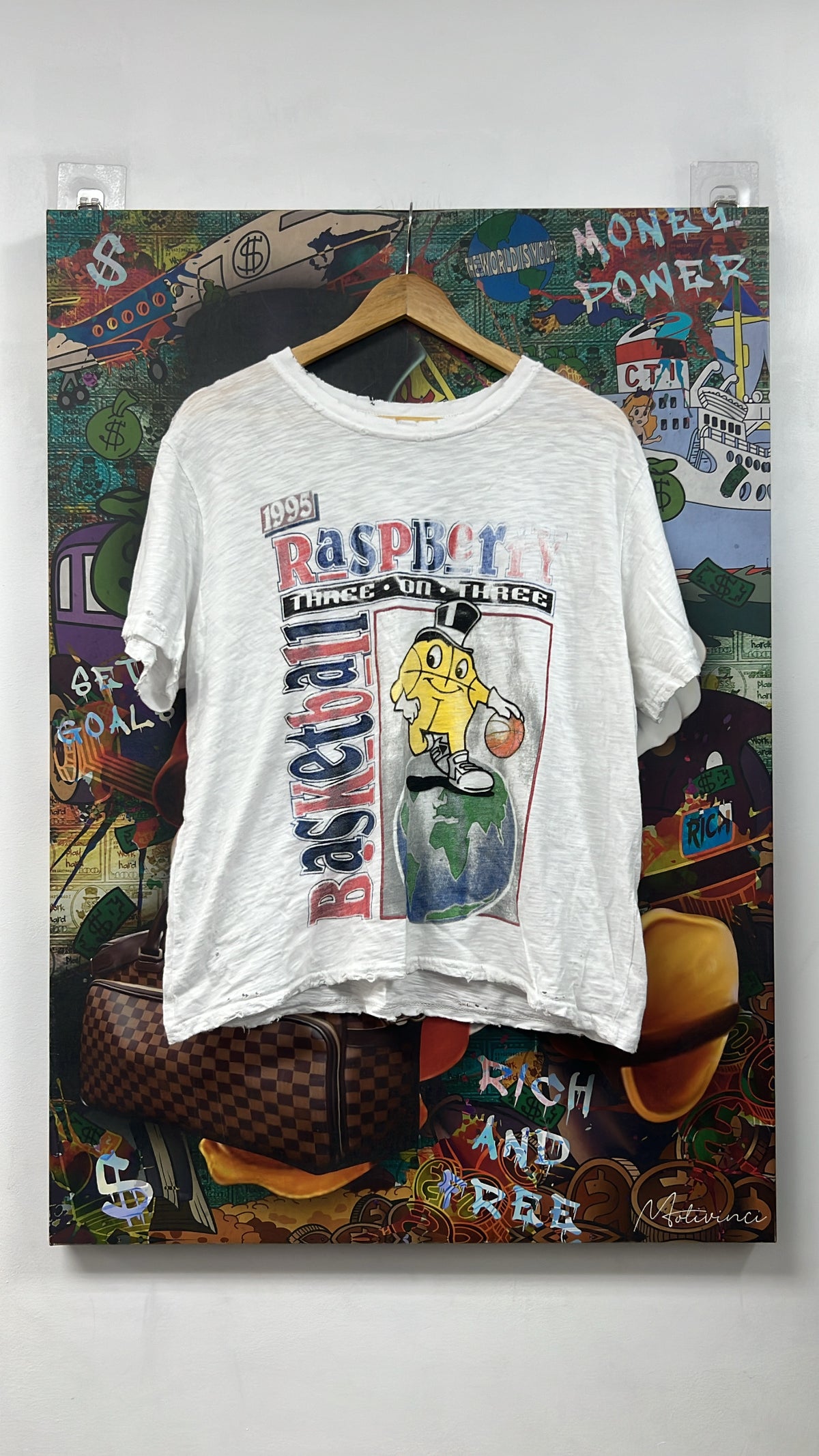 GV Gallery White Basketball Gravity Tee