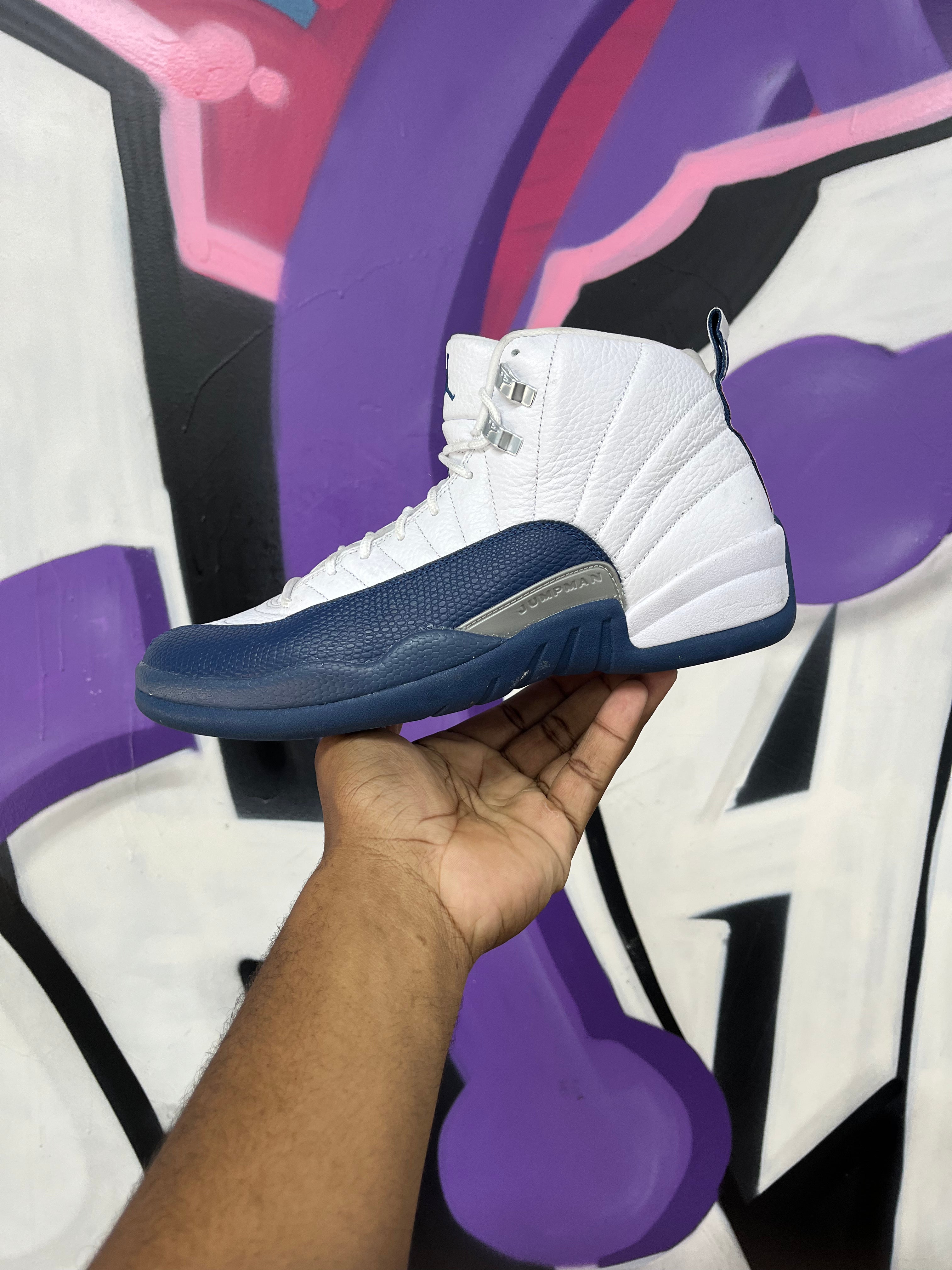 Jordan 12 French Blue Sneakers