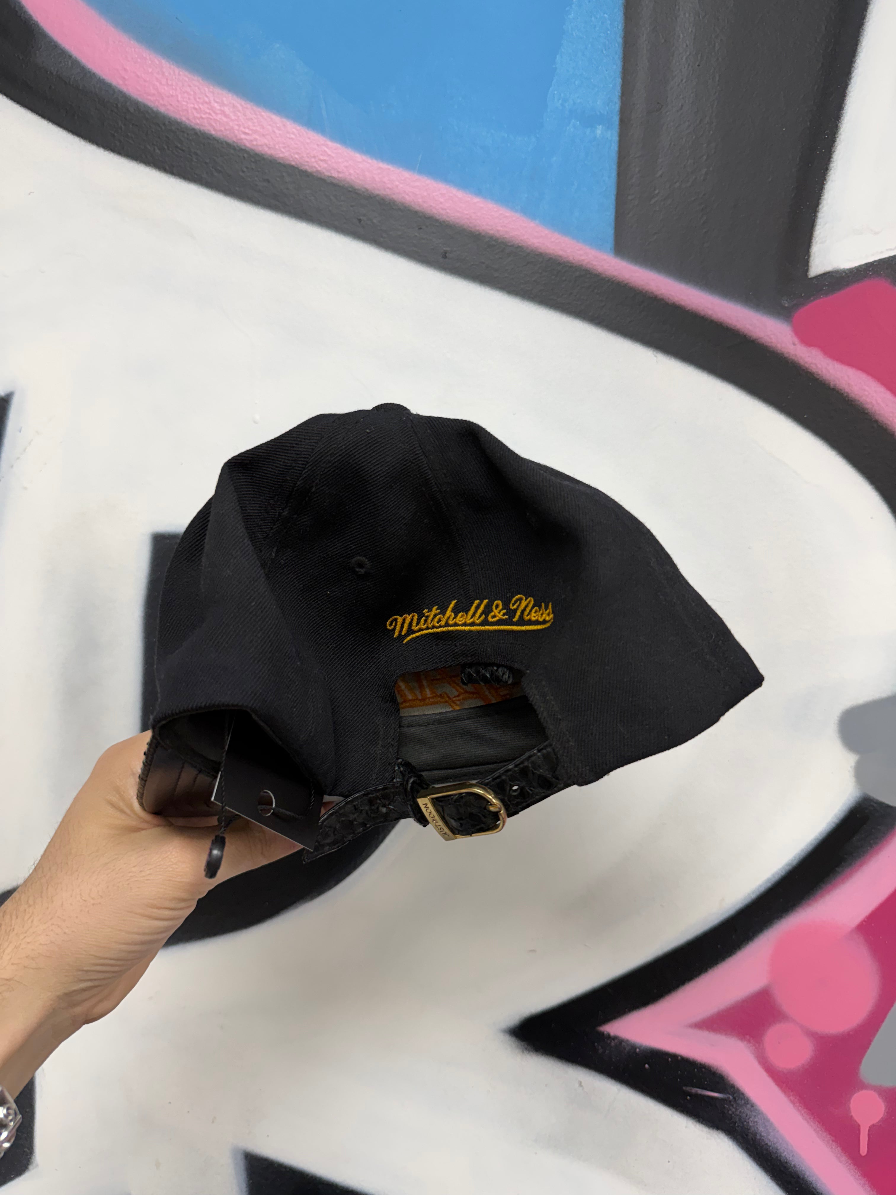 Just Don Black Lakers Python Cap