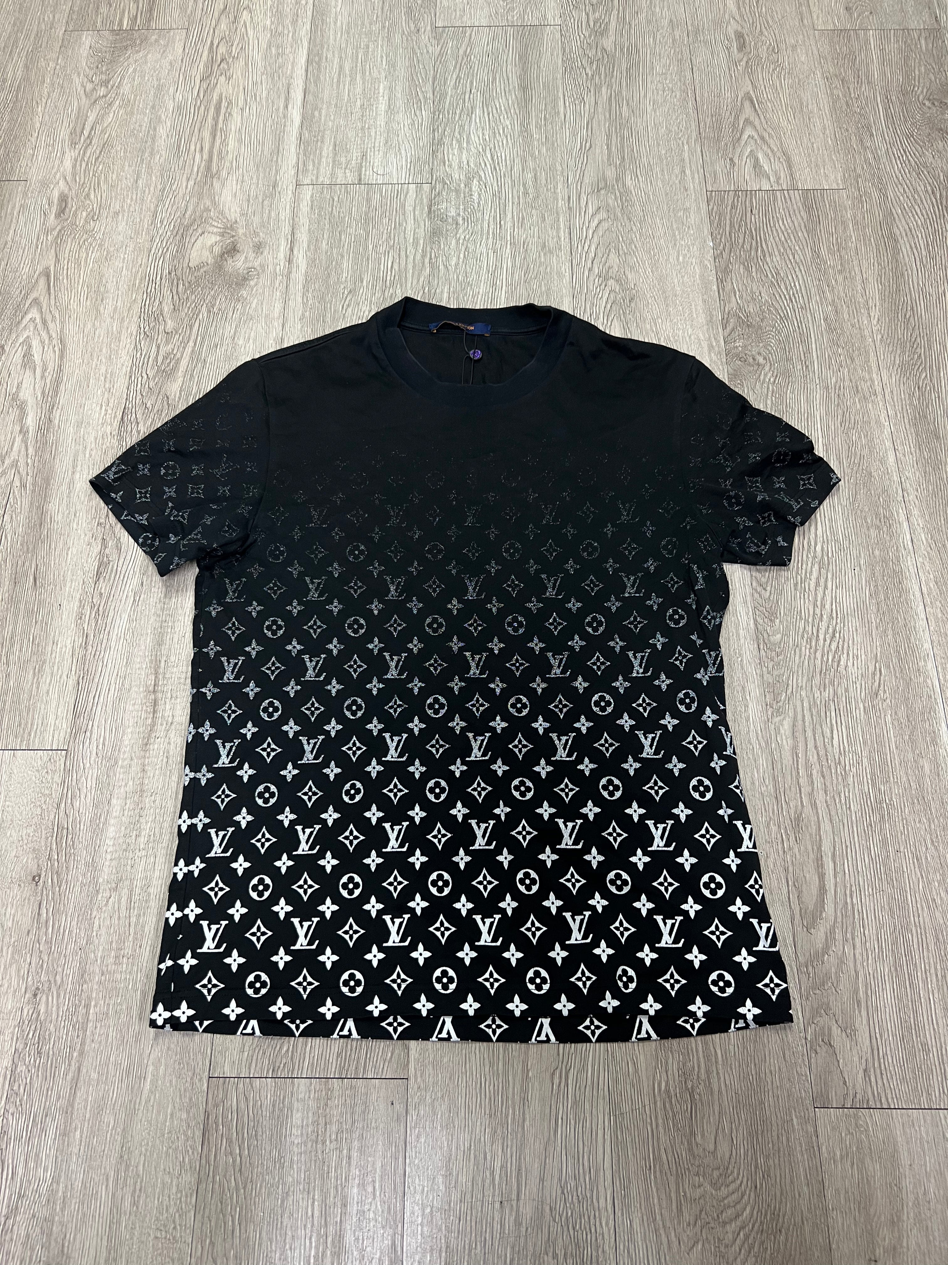 Louis Vuitton Black Gradient Monogram Tee