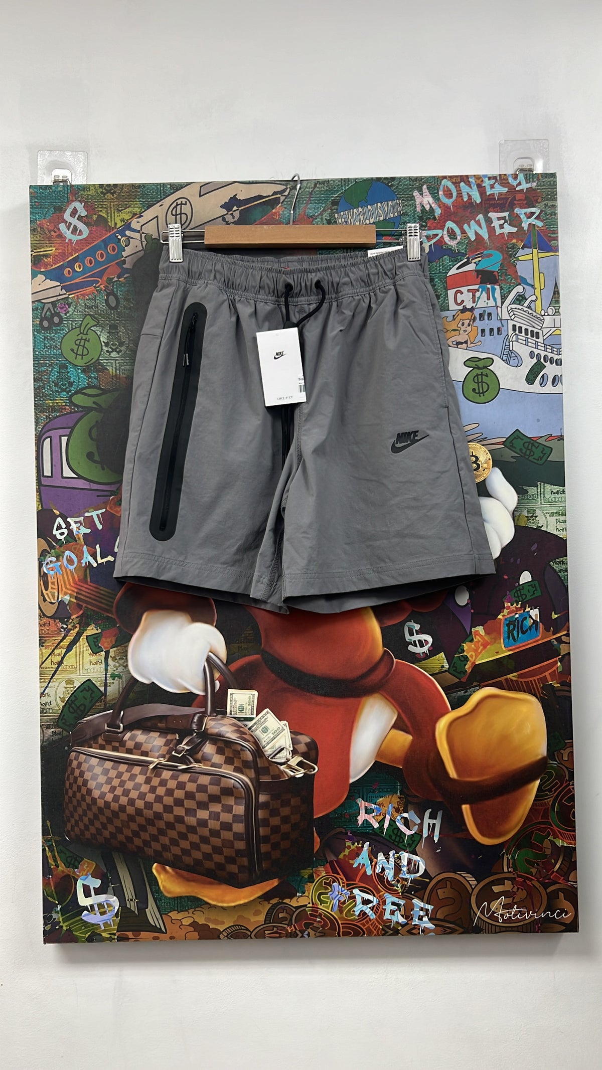 Nike Grey Track Shorts