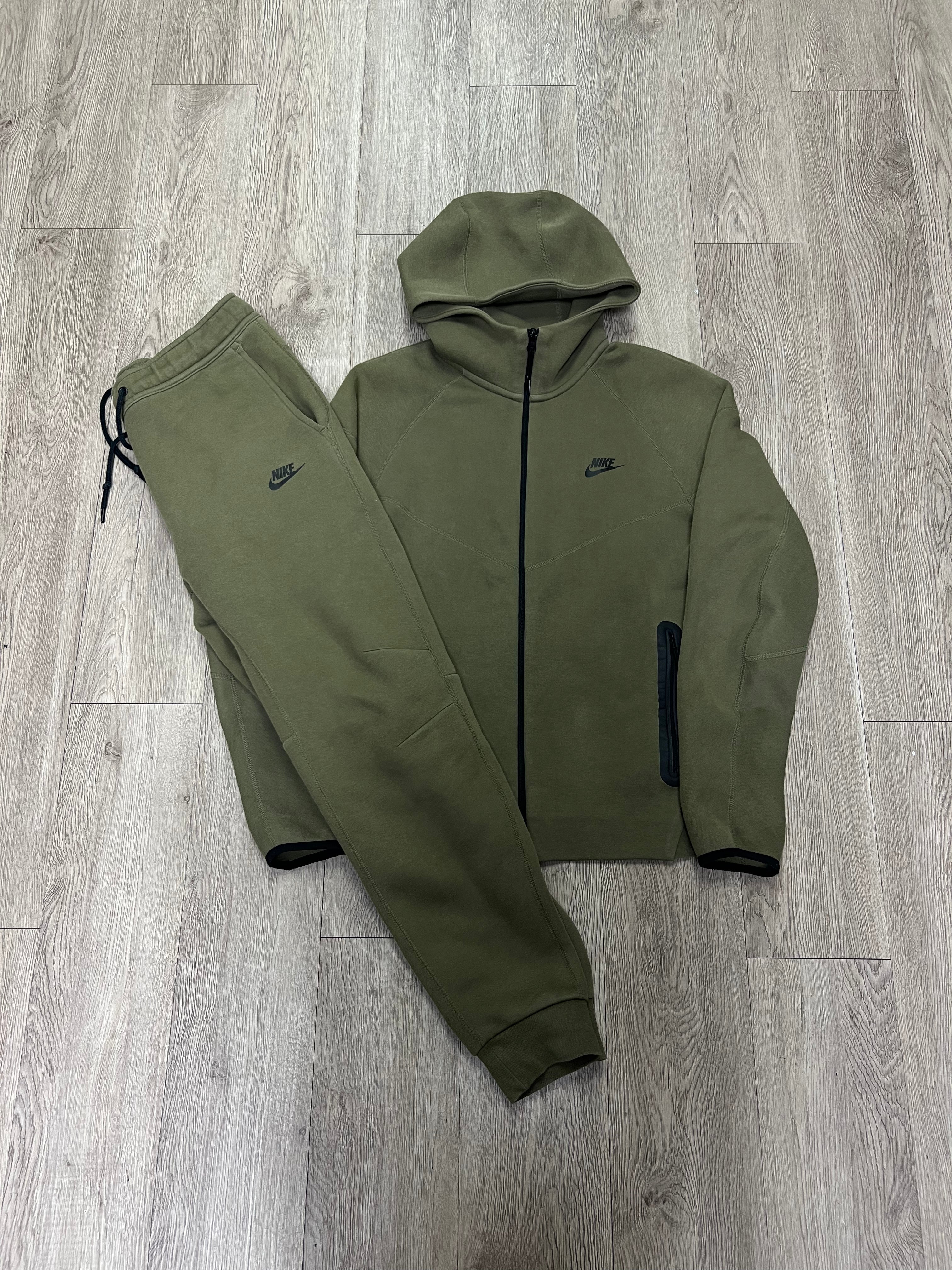 Nike Olive Tech Sweatsuit