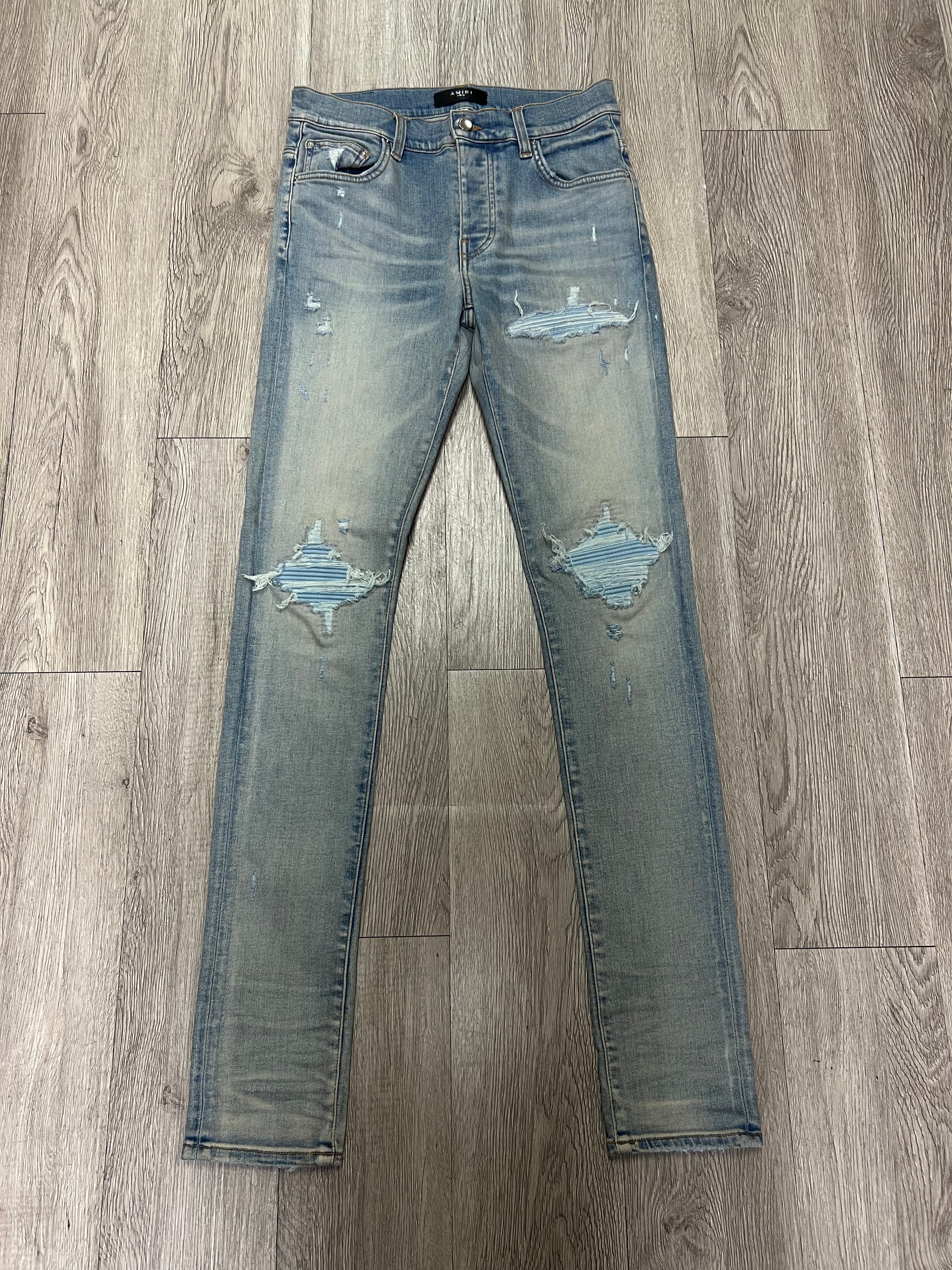 Amiri MX1 Light Indigo Wash Jeans