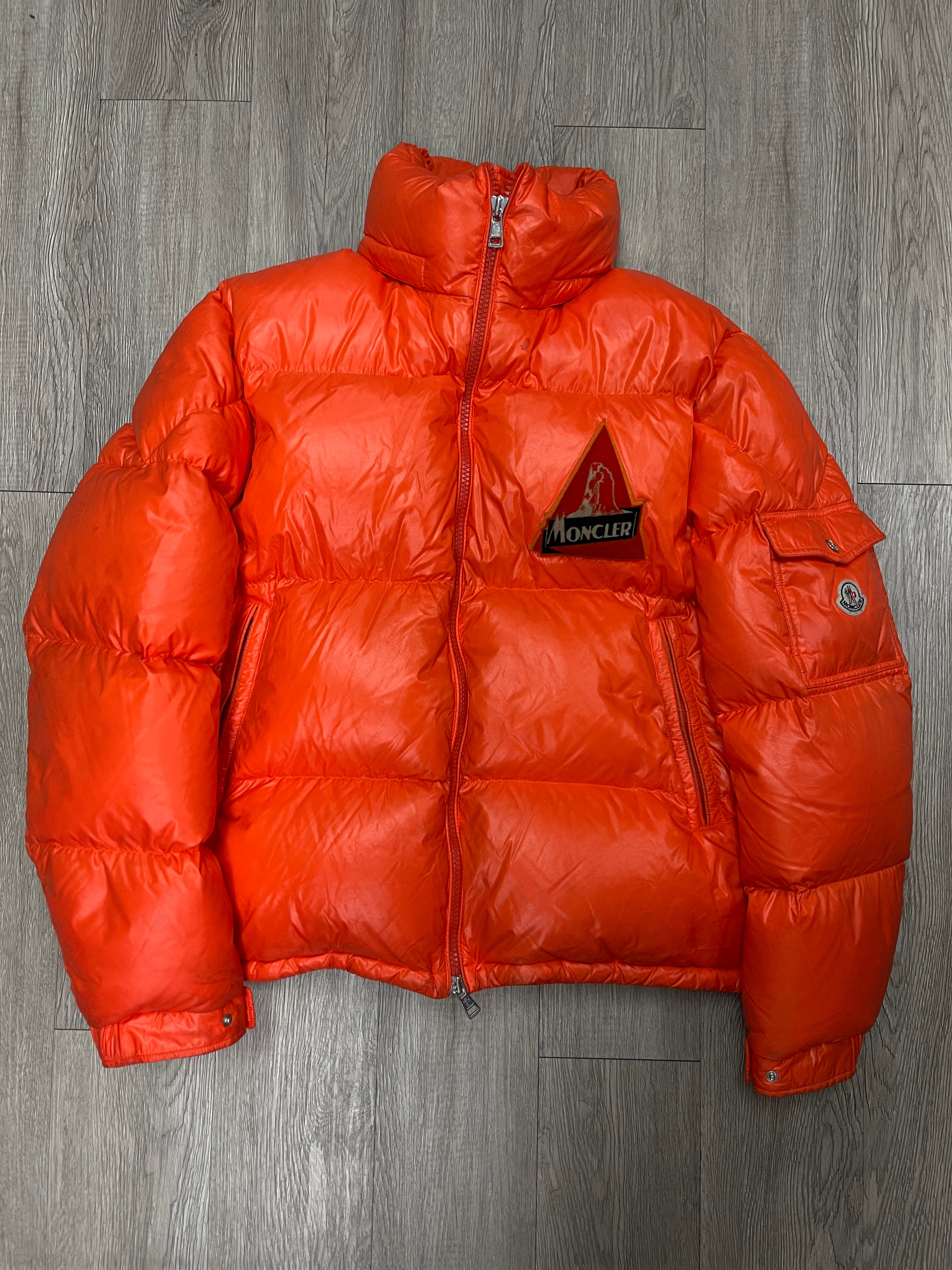 Moncler Orange Wilson Puffer Jacket