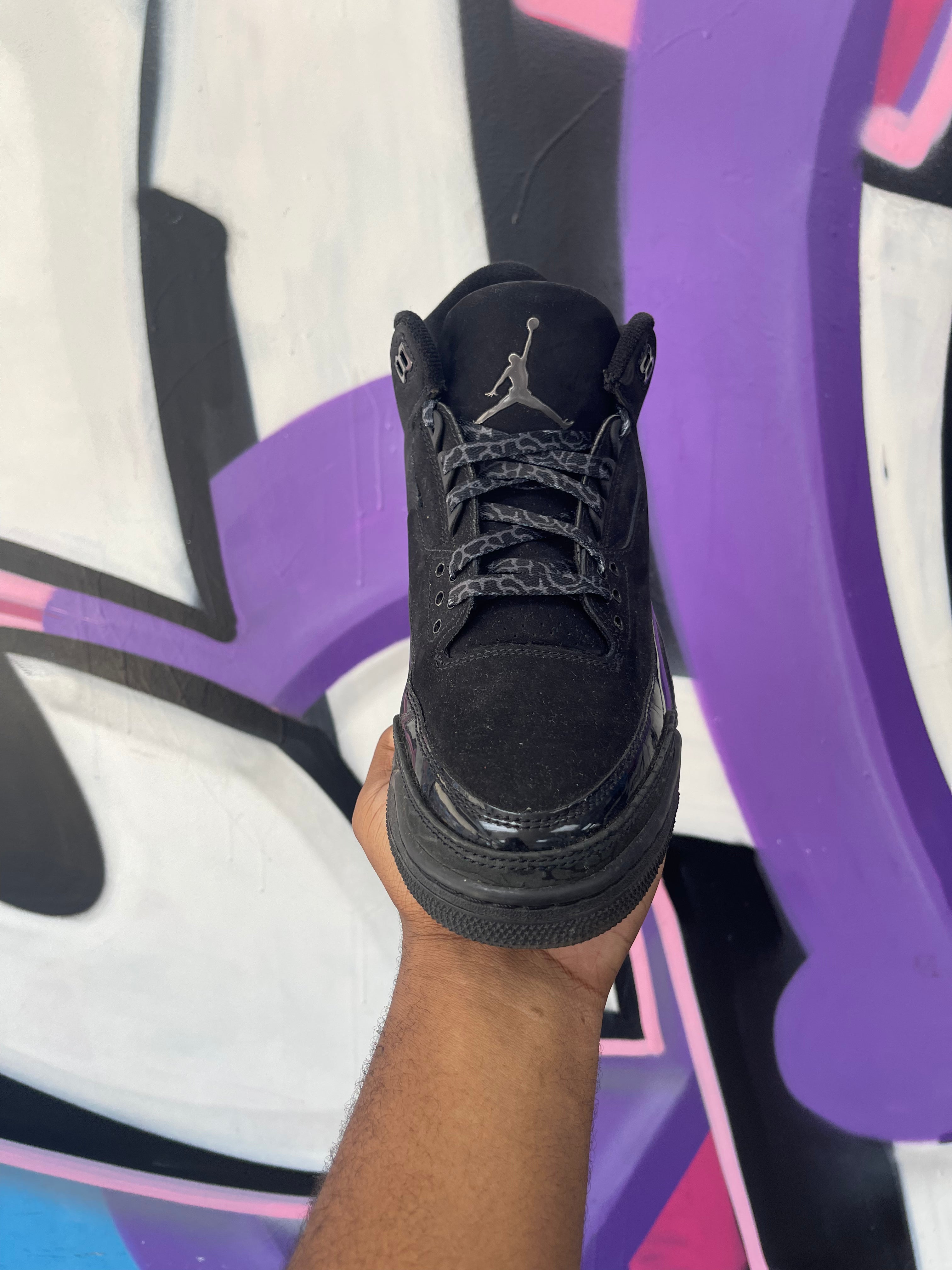 Jordan 3 Black Cat Sneakers