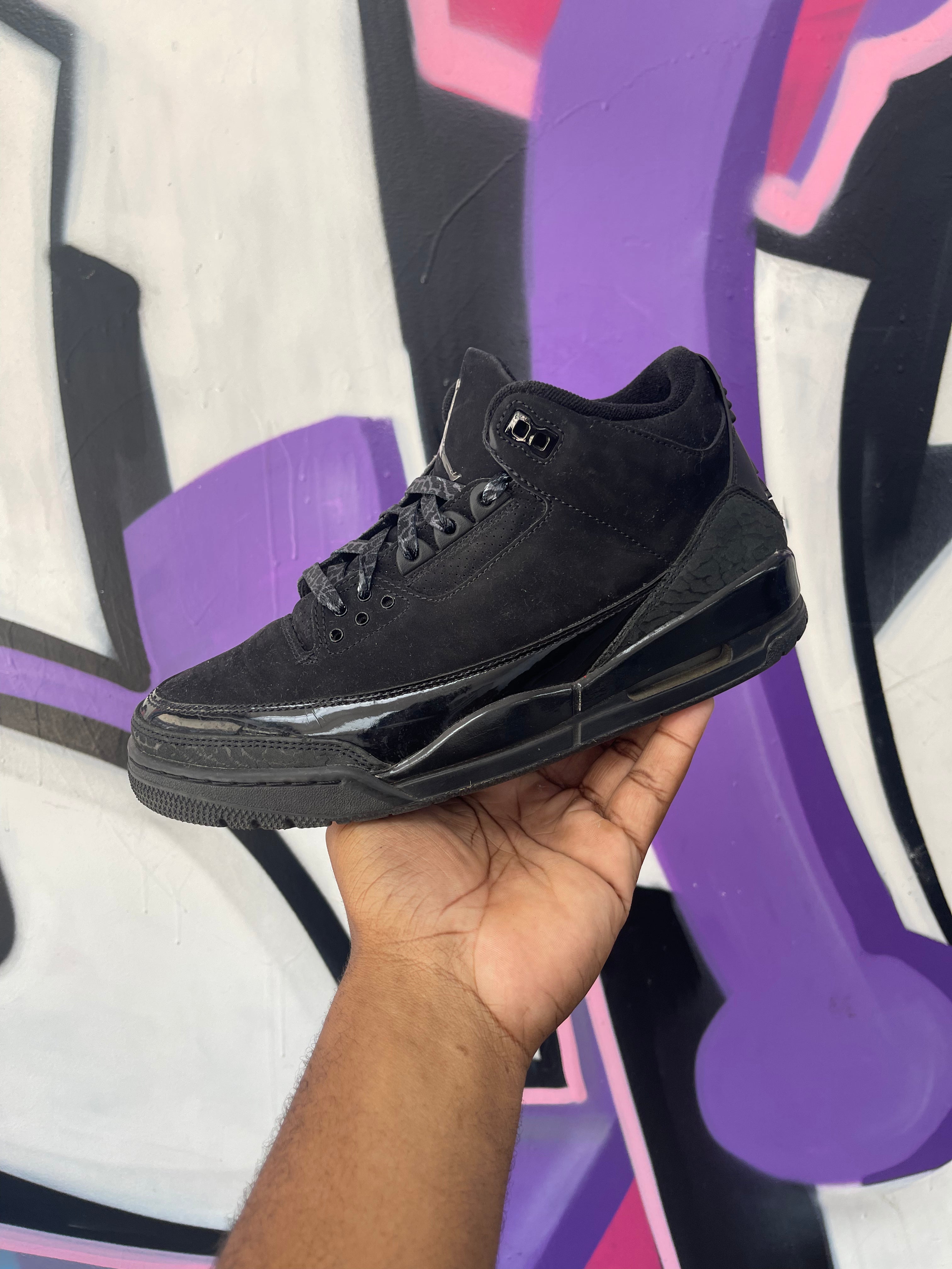 Jordan 3 Black Cat Sneakers