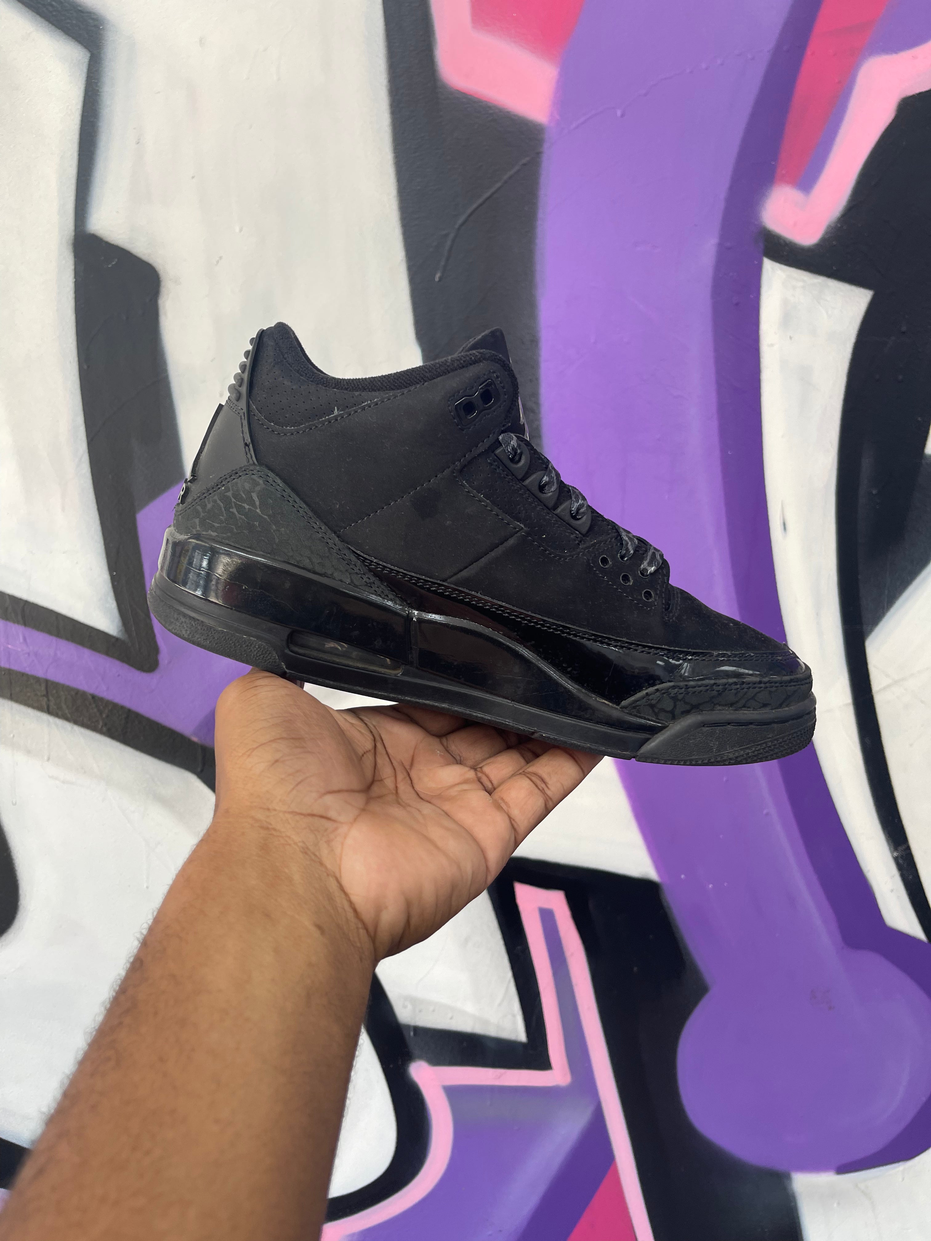 Jordan 3 Black Cat Sneakers