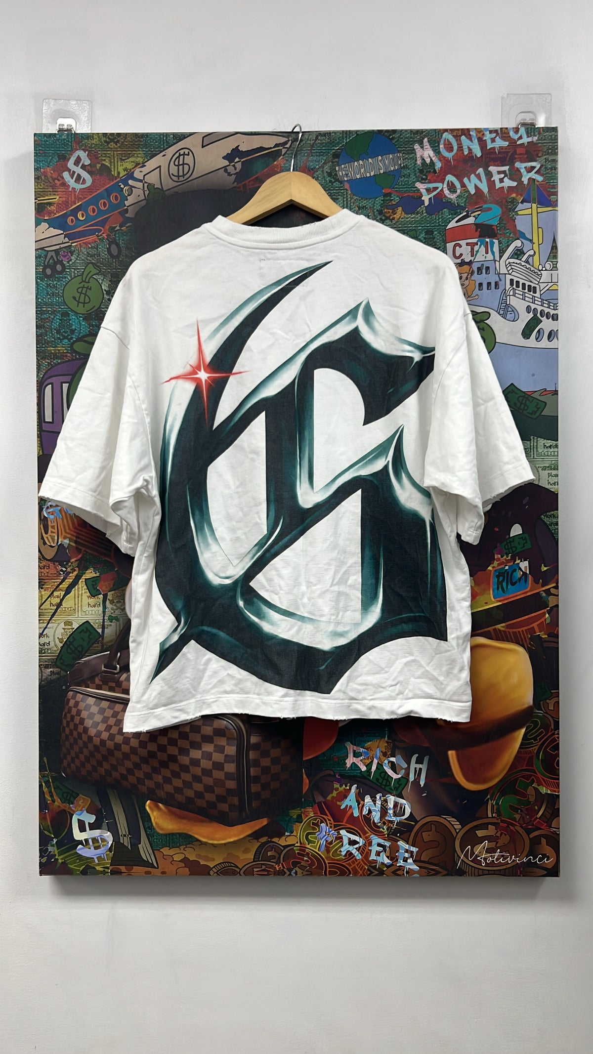 Godspeed White Metallic Old Age Tee