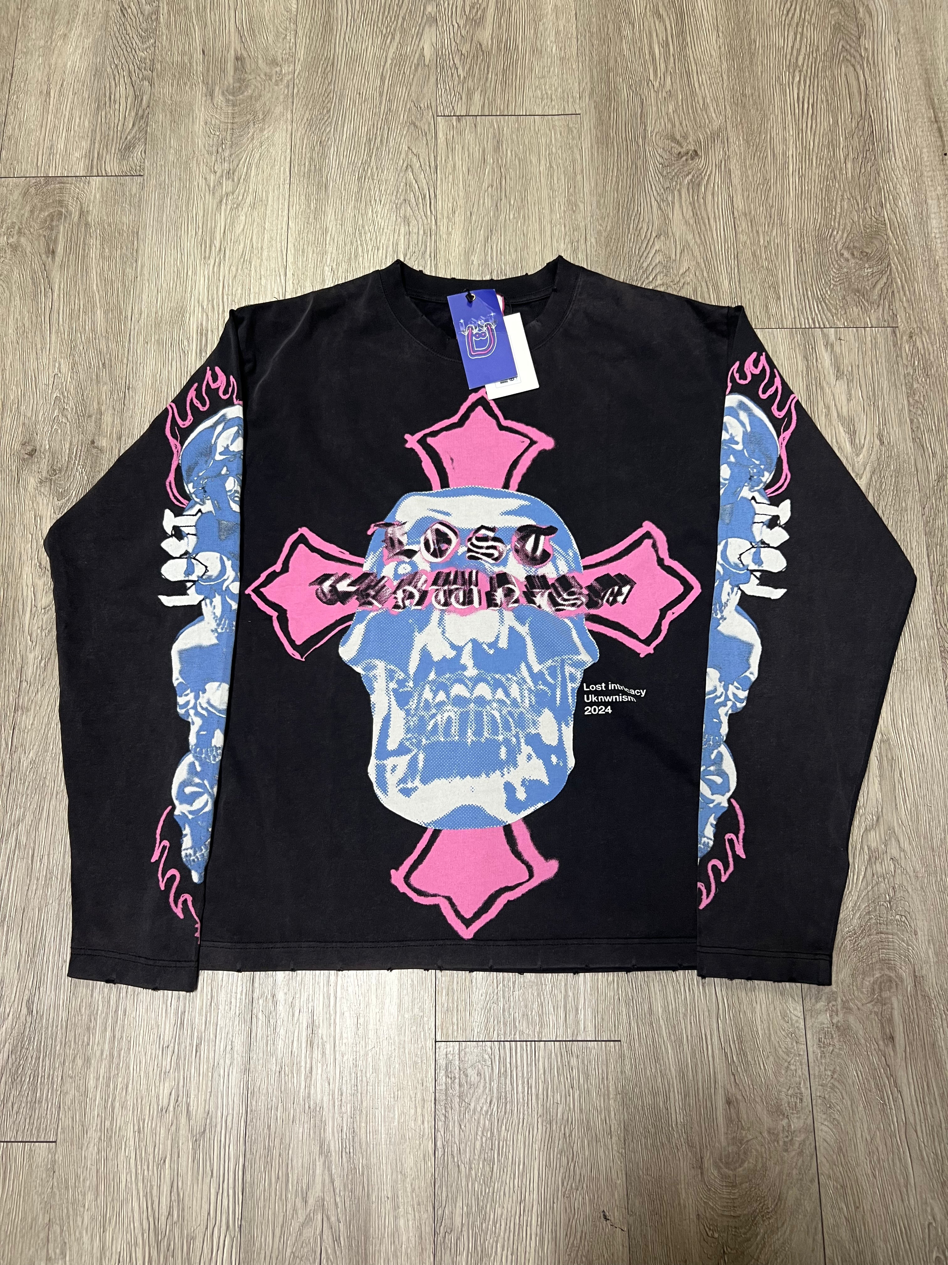 Lost Intricacy Black Pink UKNWNISM Long Sleeve