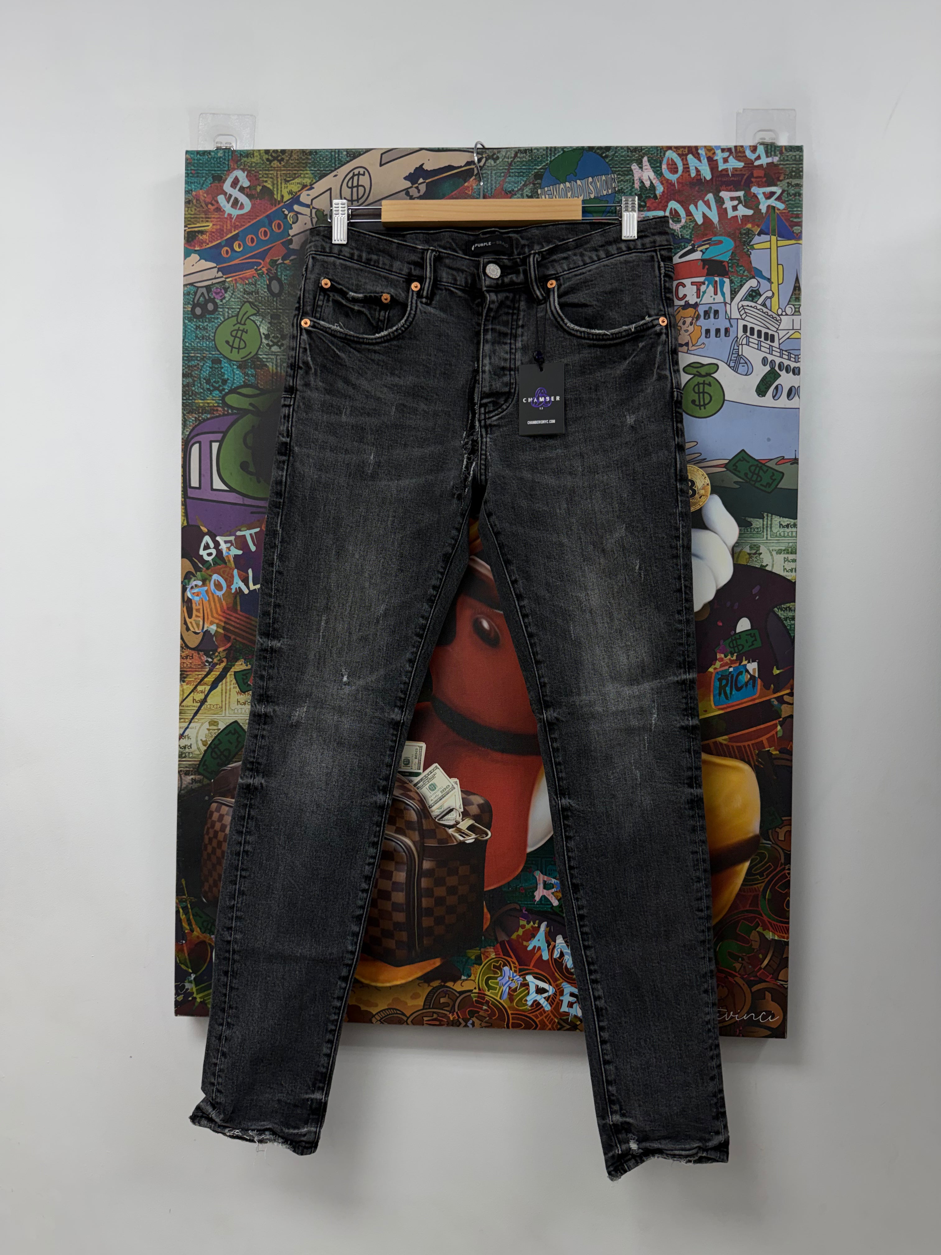 Purple Brand Grey P001 Jeans