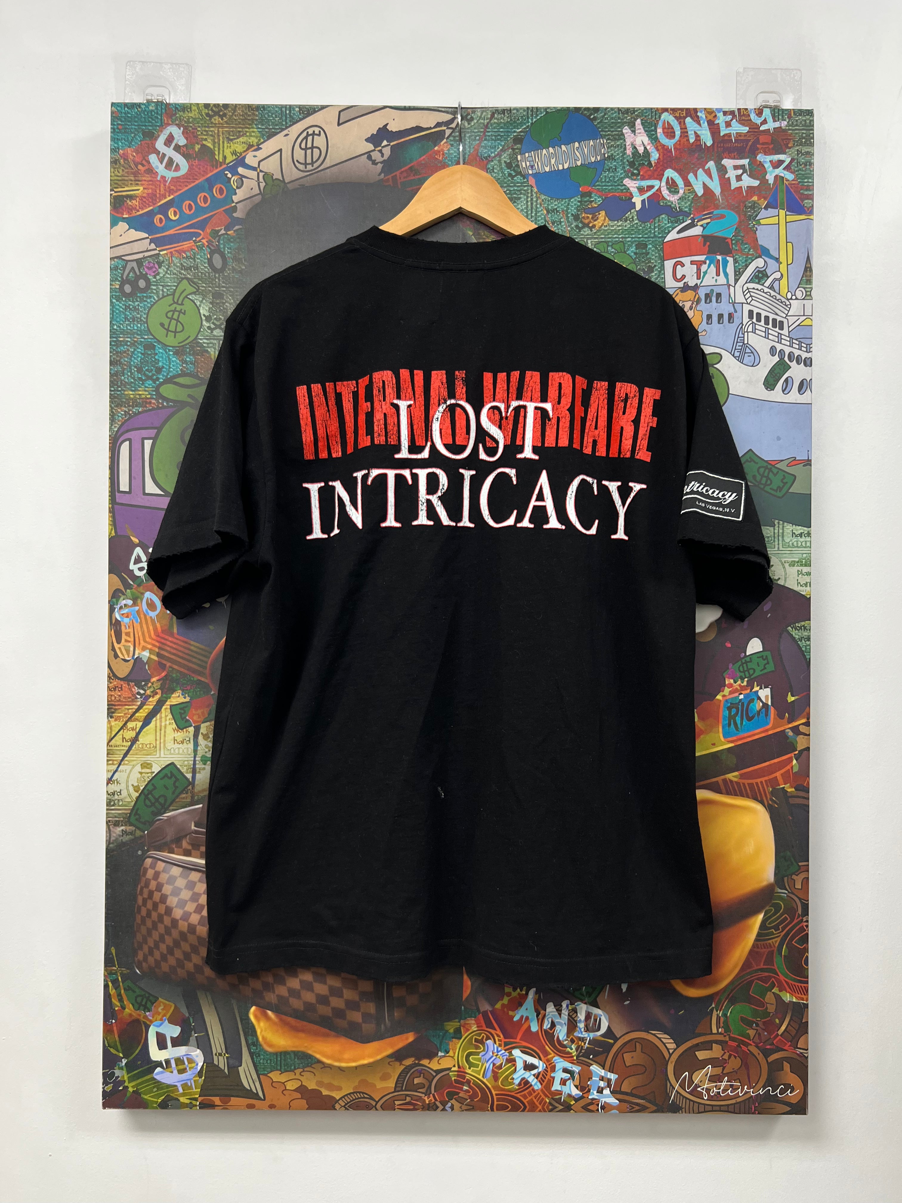 Lost Intricacy Mona Lisa Black T-Shirt