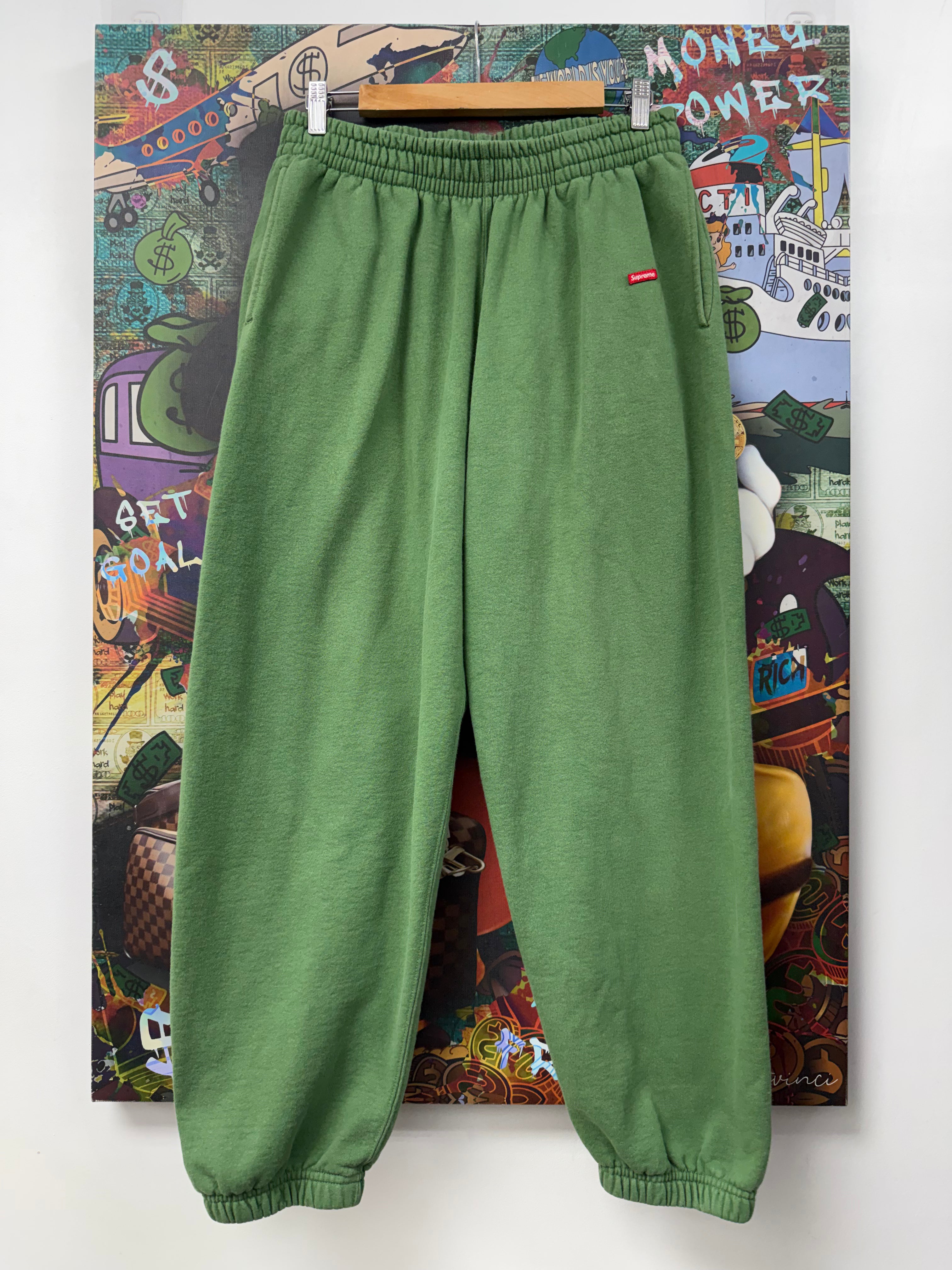 Supreme Green Red Small Box Logo Sweats