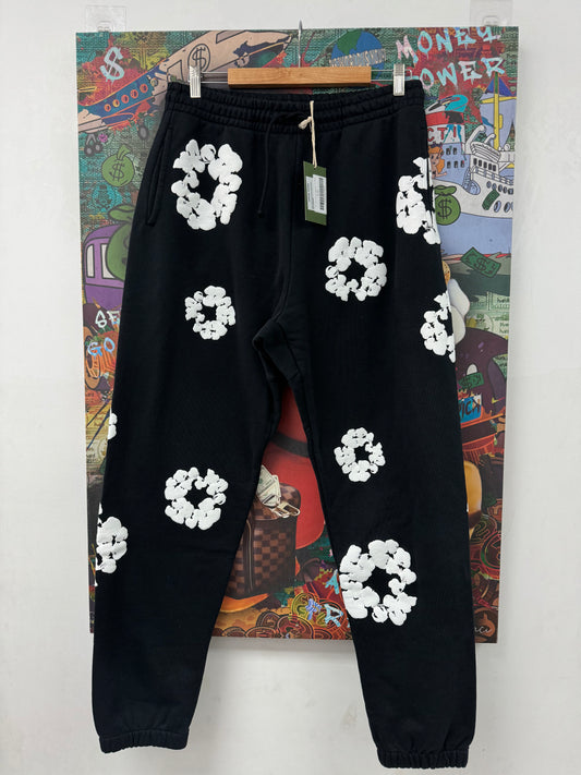 Denim Tears Sweats Cotton Wreath Black White New Medium With Tags