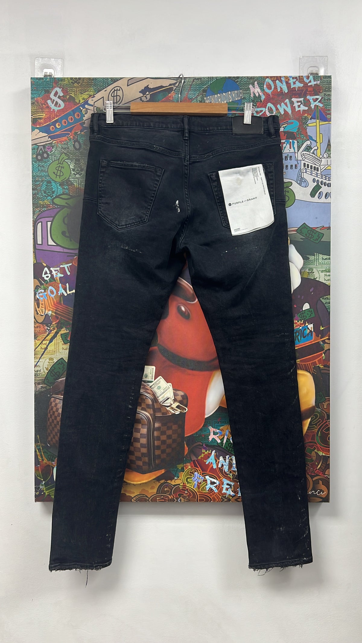 Purple Brand Black Jeans