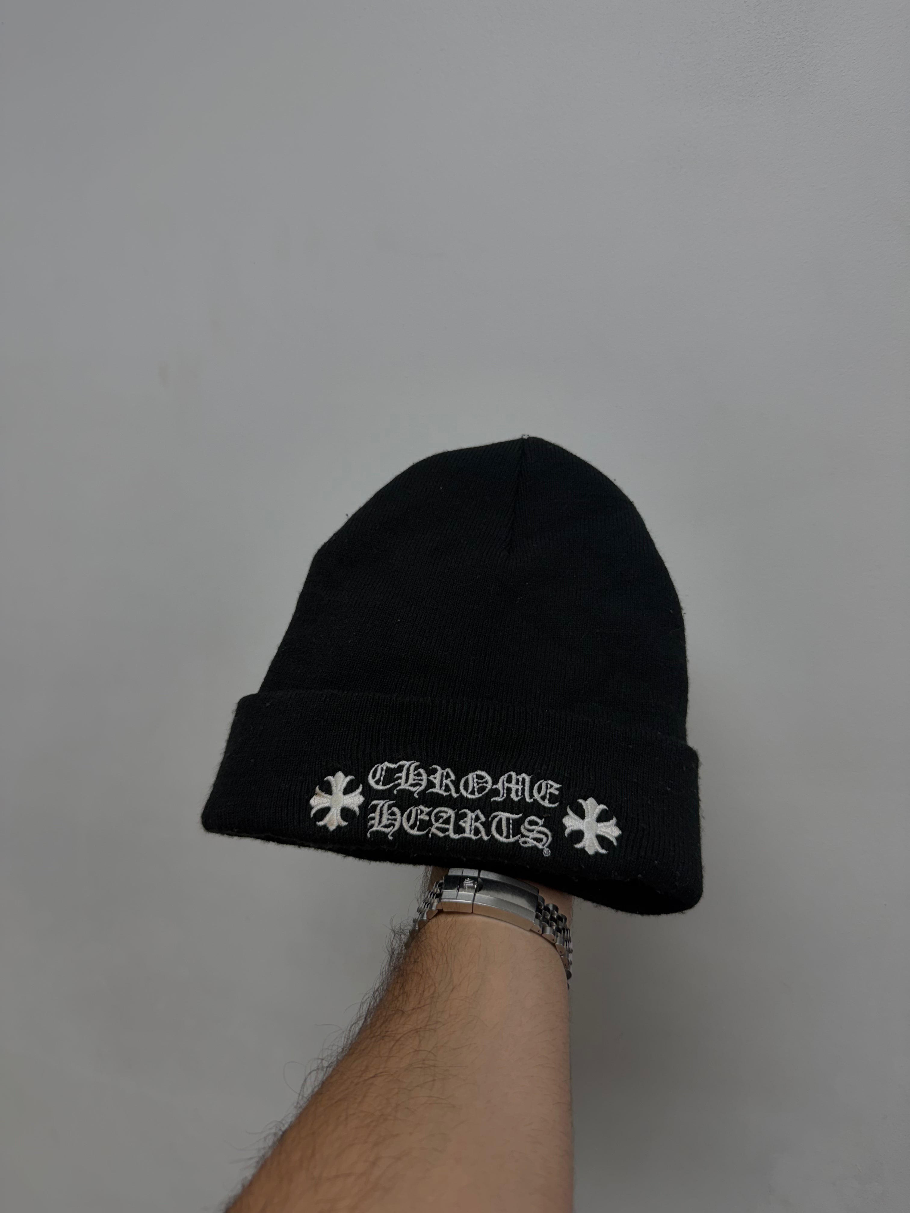 Chrome Hearts Black White Plus Beanie