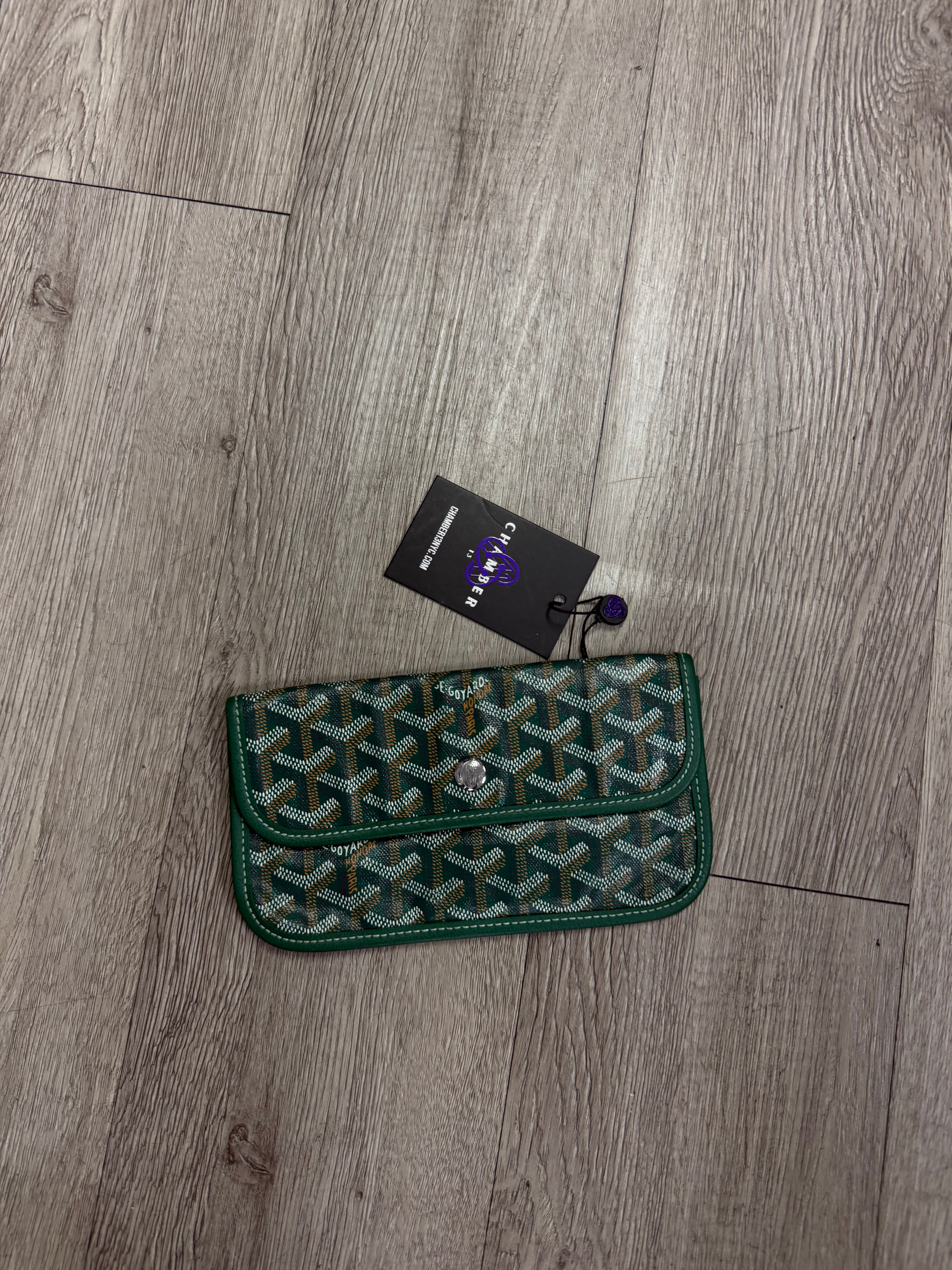 Goyard Green Pouch Bag